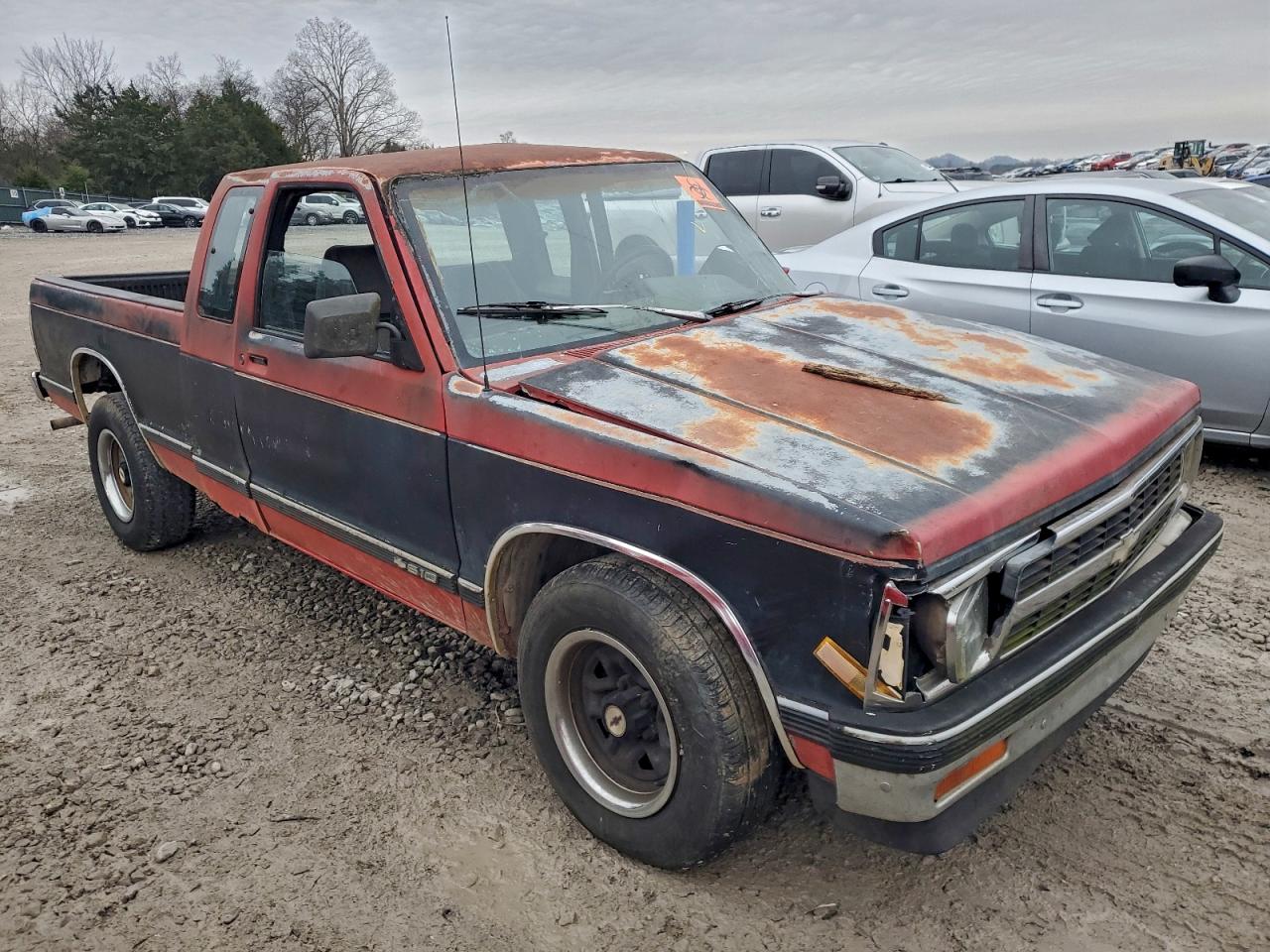 1991 Chevrolet S Truck S10 Red vin: 1GCCS19Z5M0141103