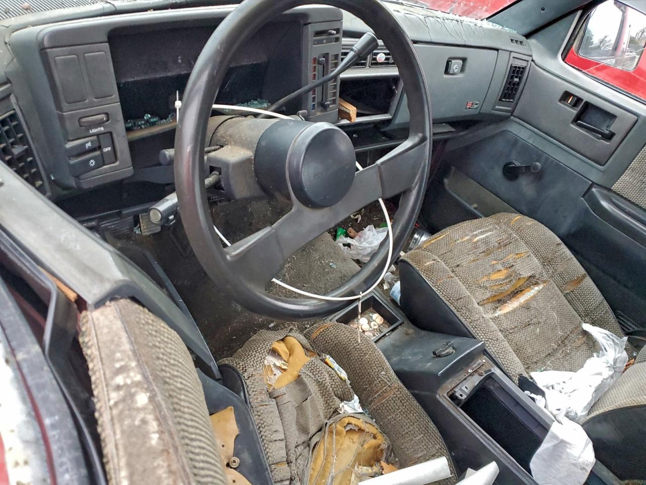 1991 Chevrolet S Truck S10 Red vin: 1GCCS19Z5M0141103