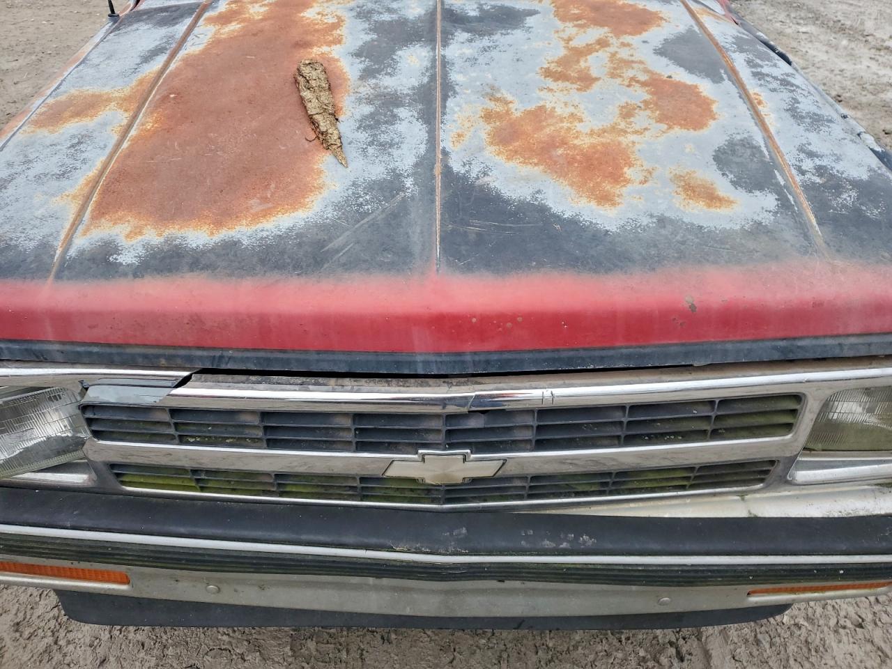 1991 Chevrolet S Truck S10 Red vin: 1GCCS19Z5M0141103