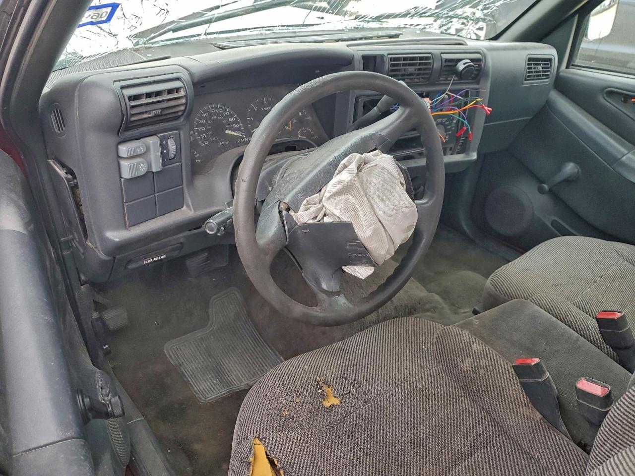 1995 Chevrolet S Truck S10 Maroon vin: 1GCCS19Z5S8116359
