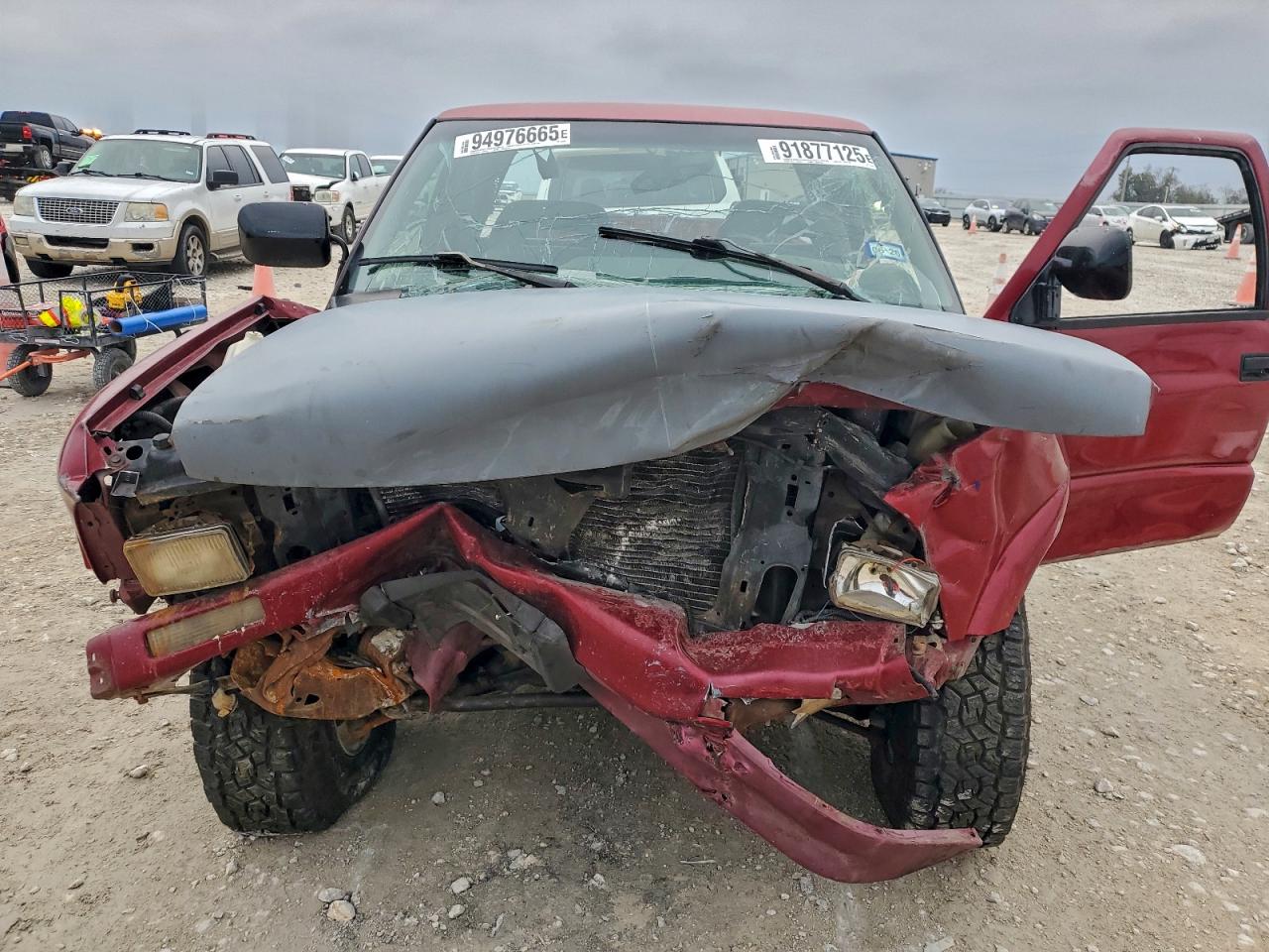 1995 Chevrolet S Truck S10 Maroon vin: 1GCCS19Z5S8116359