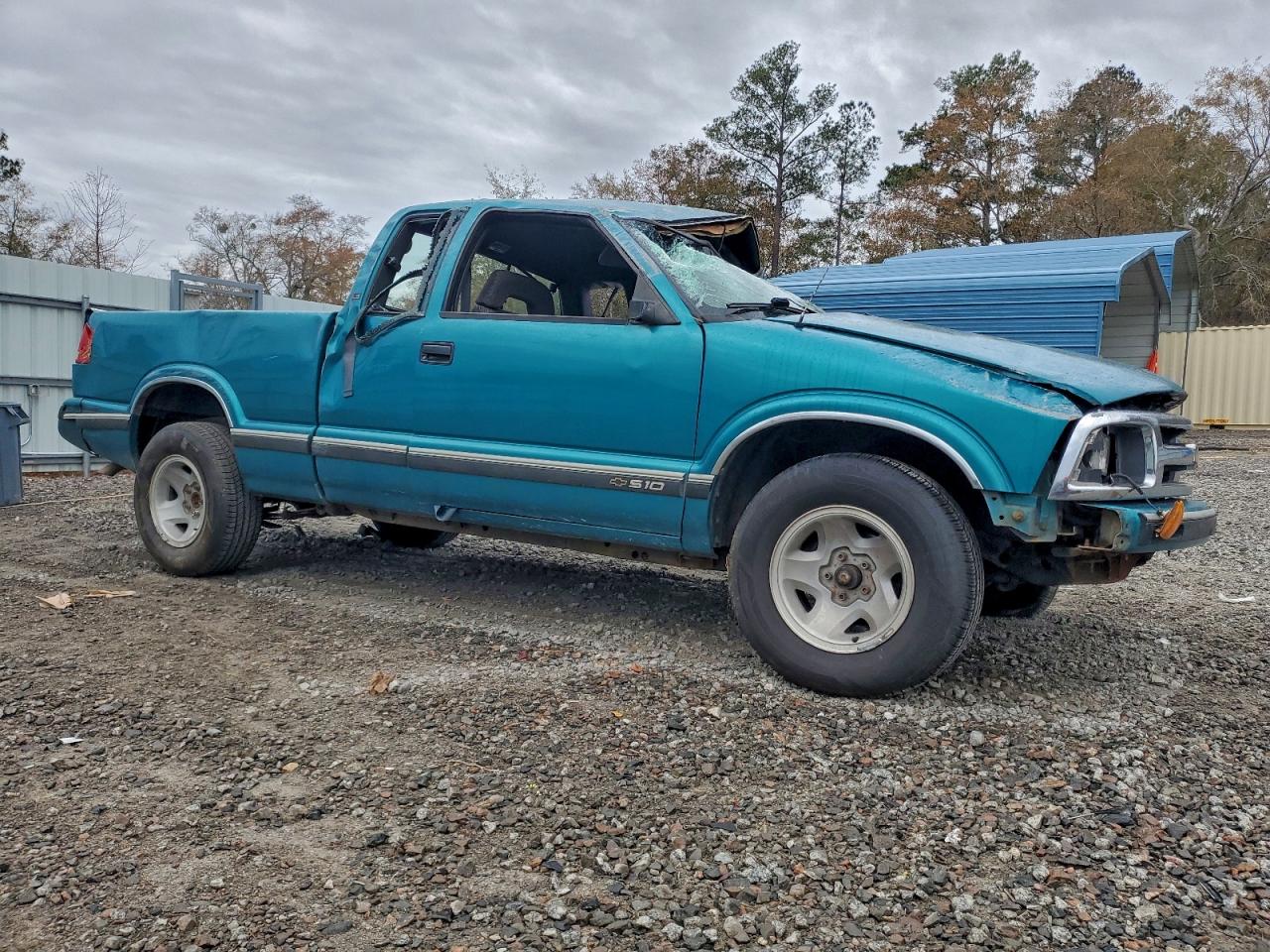 1995 Chevrolet S Truck S10 Turquoise vin: 1GCCS19Z5S8182300