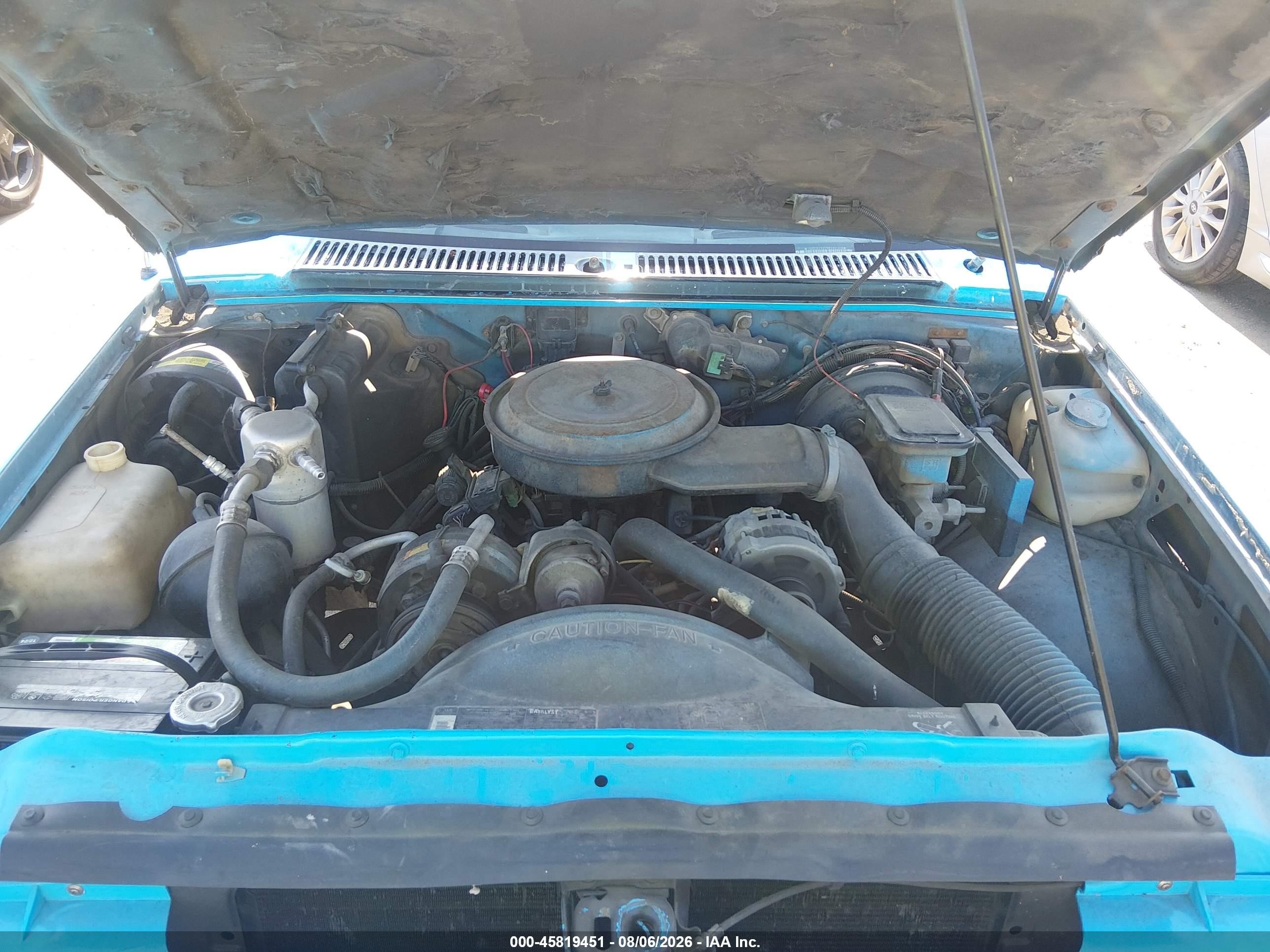 1991 Chevrolet S Truck S10 Blue vin: 1GCCS19Z7M2262008