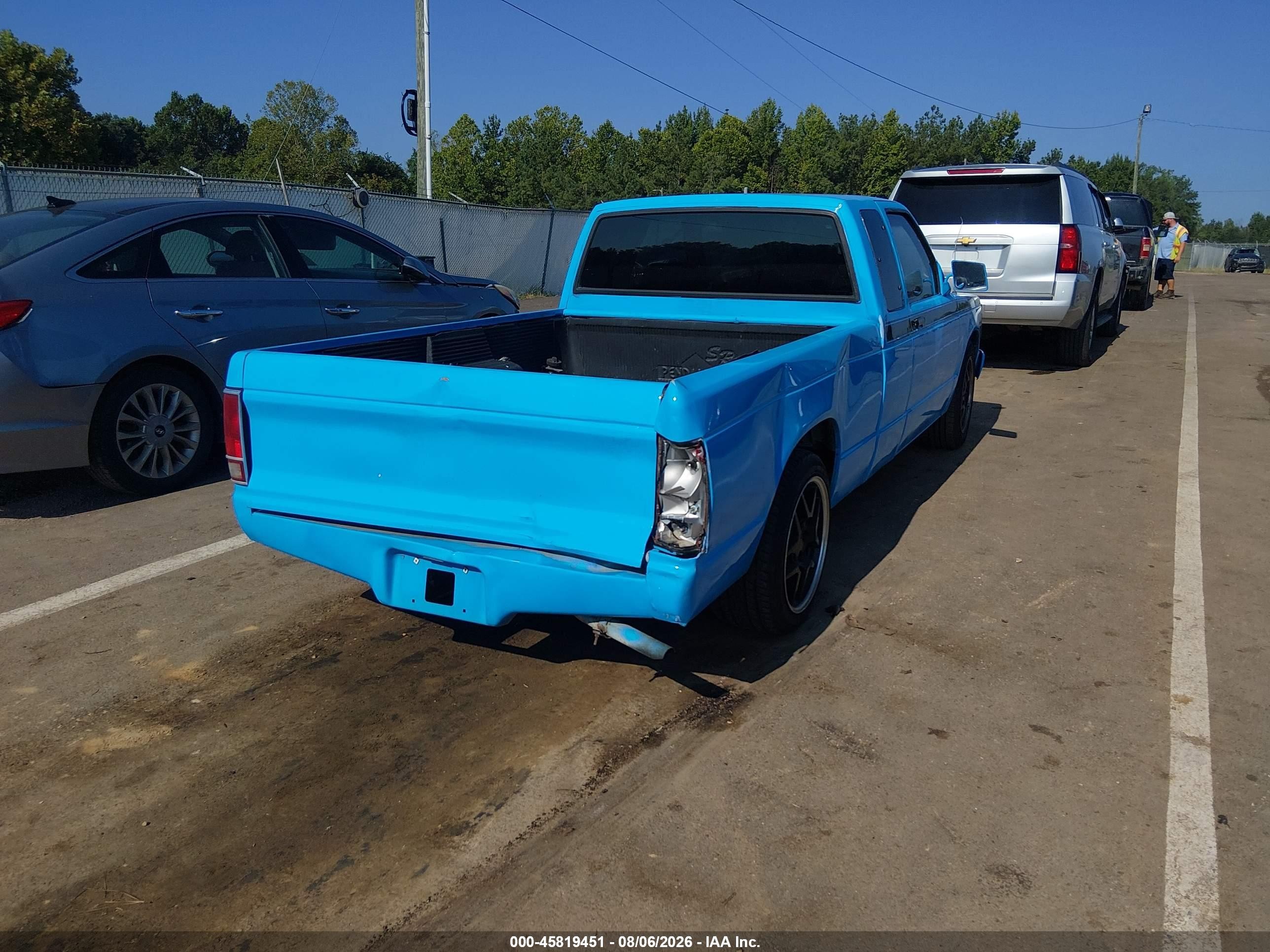 1991 Chevrolet S Truck S10 Blue vin: 1GCCS19Z7M2262008