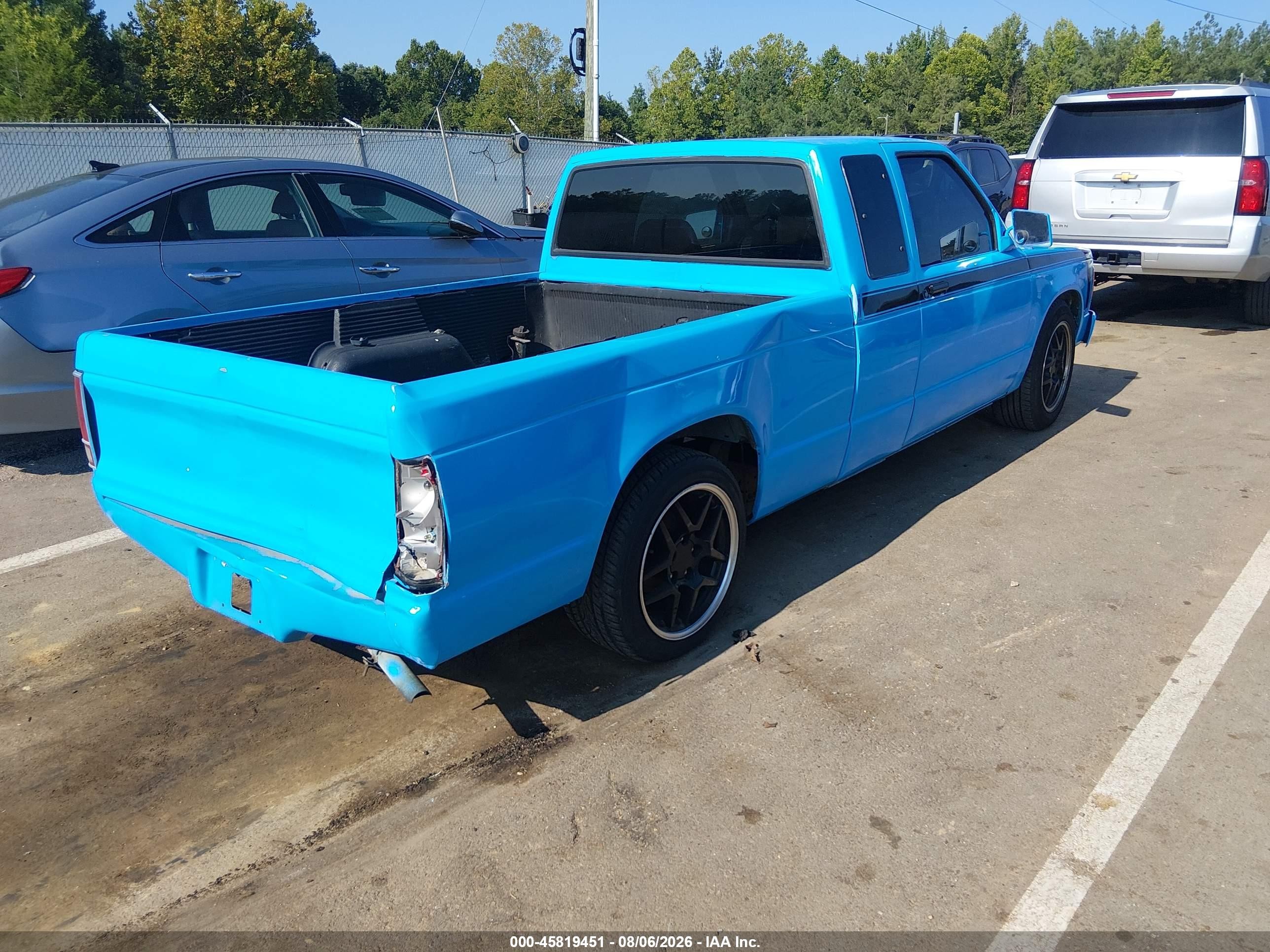 1991 Chevrolet S Truck S10 Blue vin: 1GCCS19Z7M2262008