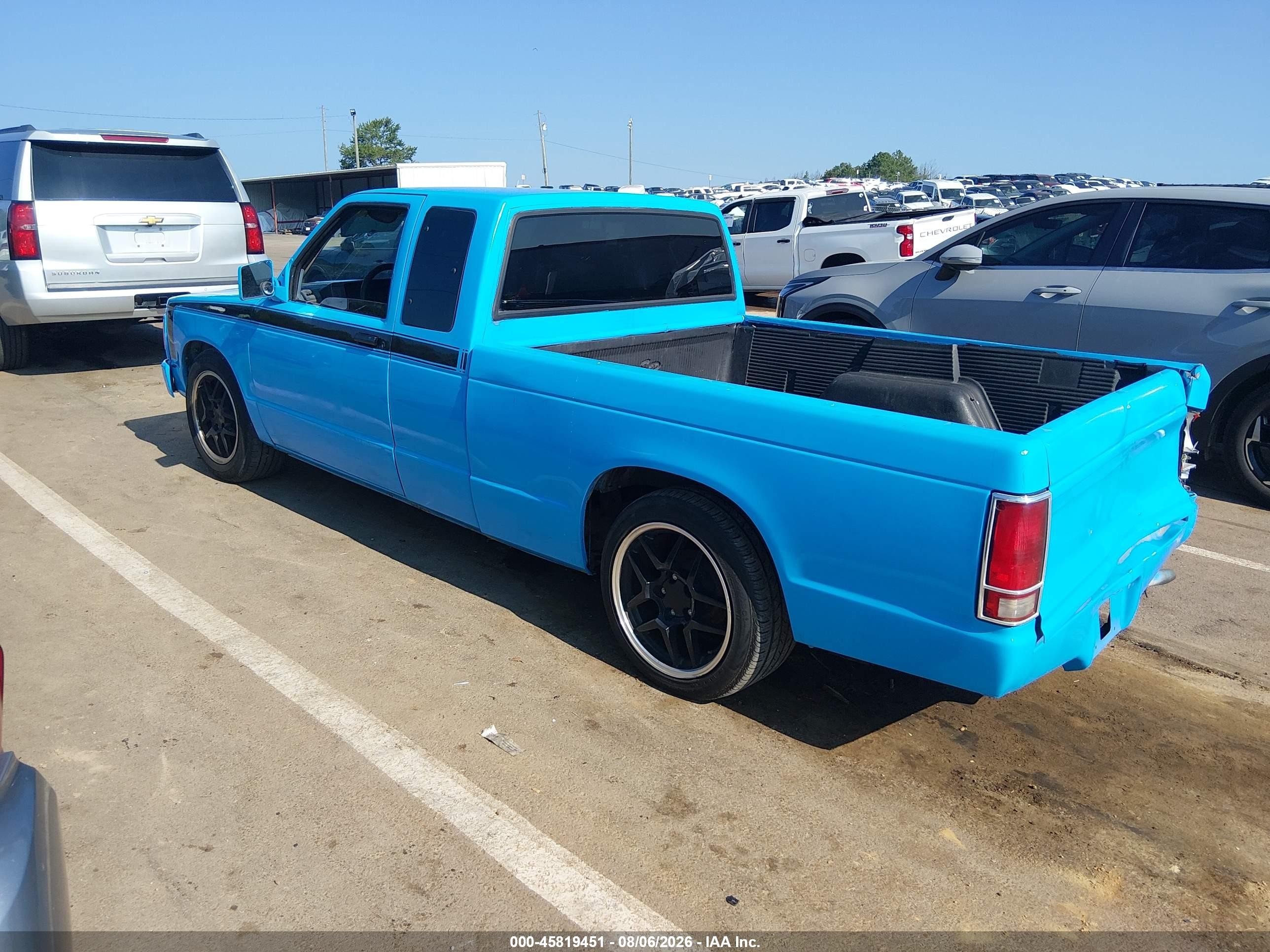 1991 Chevrolet S Truck S10 Blue vin: 1GCCS19Z7M2262008
