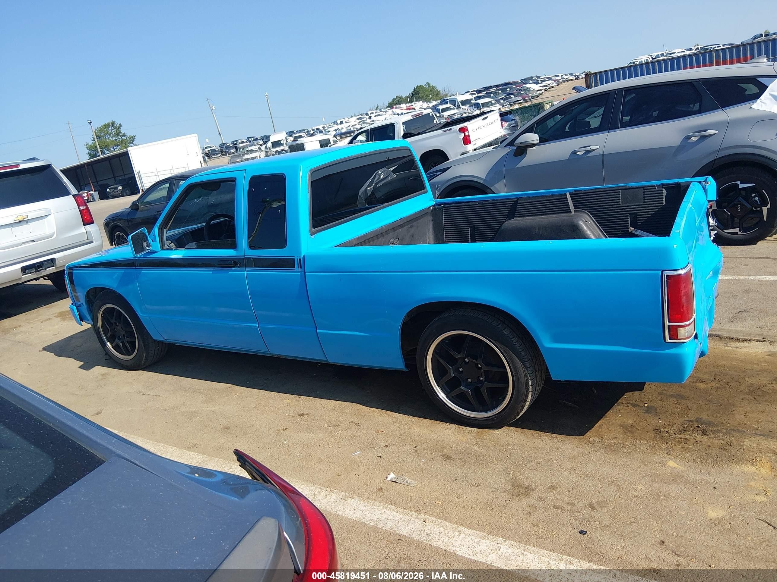 1991 Chevrolet S Truck S10 Blue vin: 1GCCS19Z7M2262008
