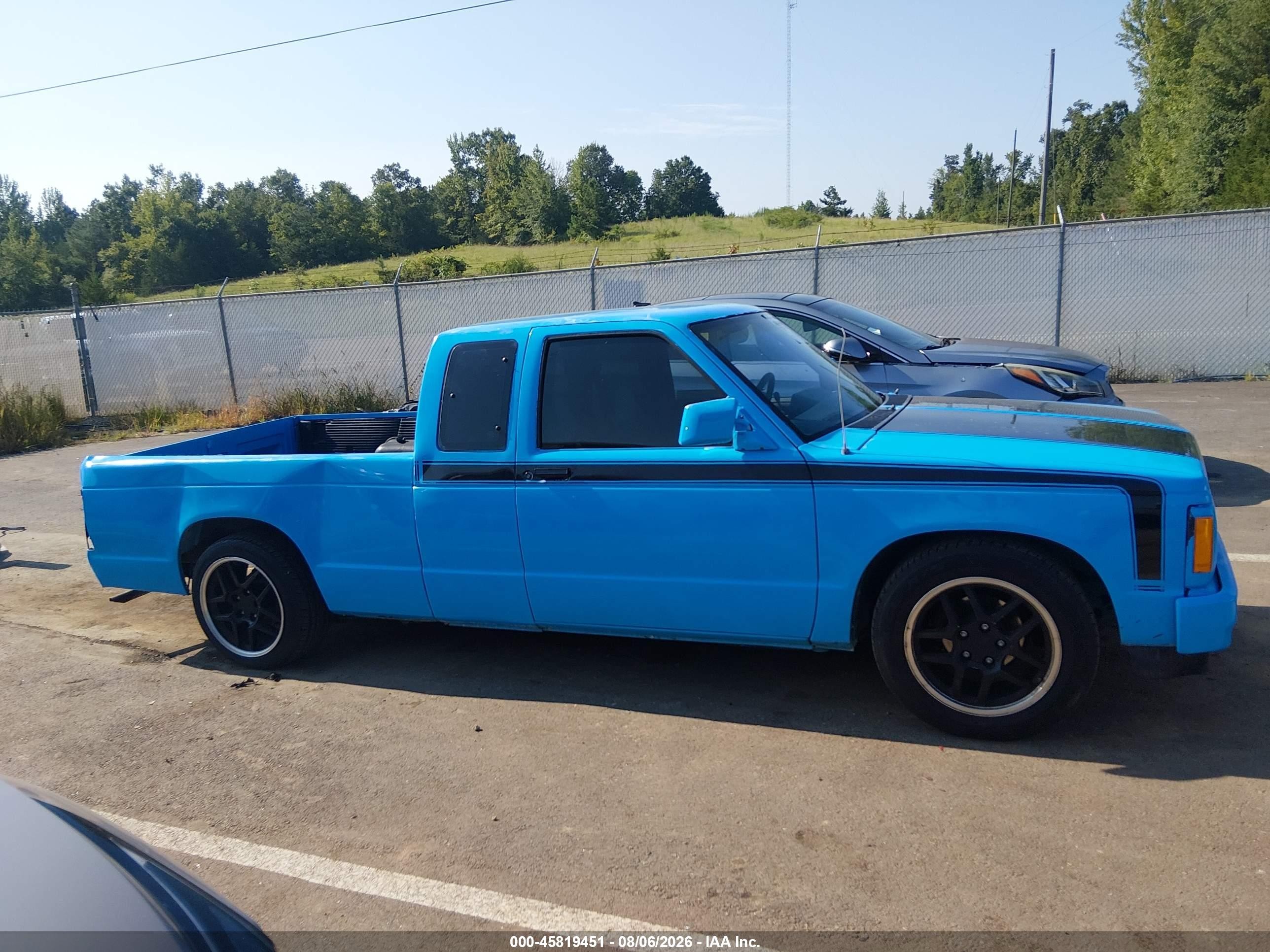 1991 Chevrolet S Truck S10 Blue vin: 1GCCS19Z7M2262008