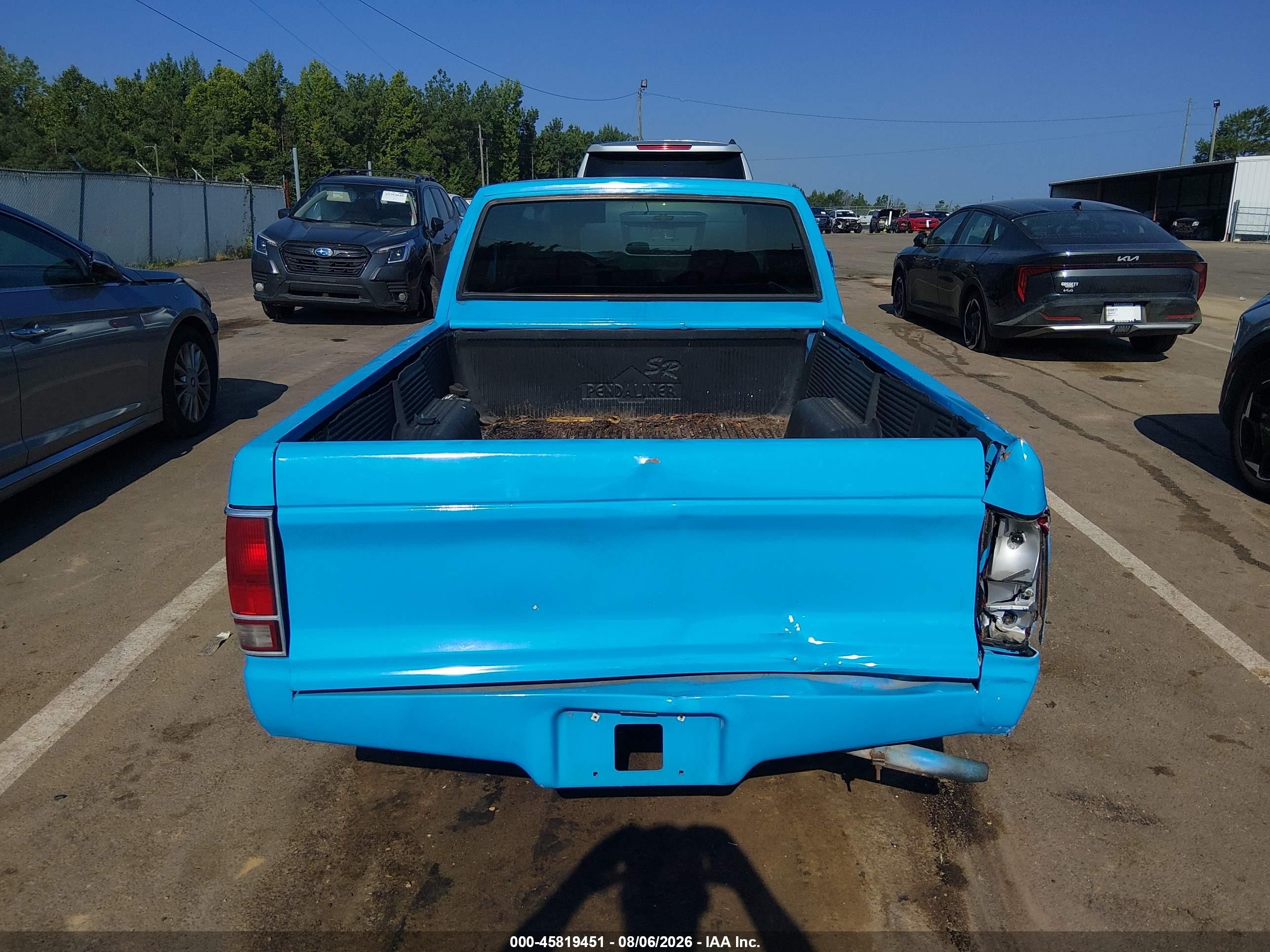 1991 Chevrolet S Truck S10 Blue vin: 1GCCS19Z7M2262008