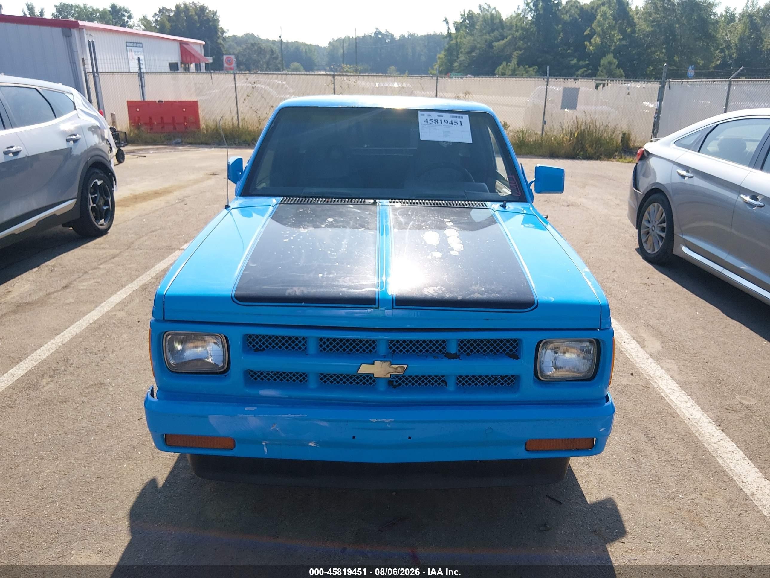 1991 Chevrolet S Truck S10 Blue vin: 1GCCS19Z7M2262008