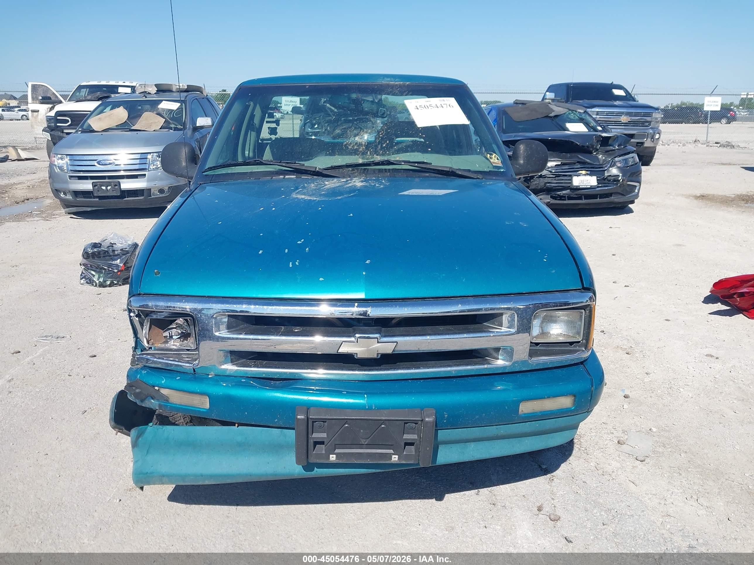 1995 Chevrolet S Truck S10 Green vin: 1GCCS19Z9S8250534
