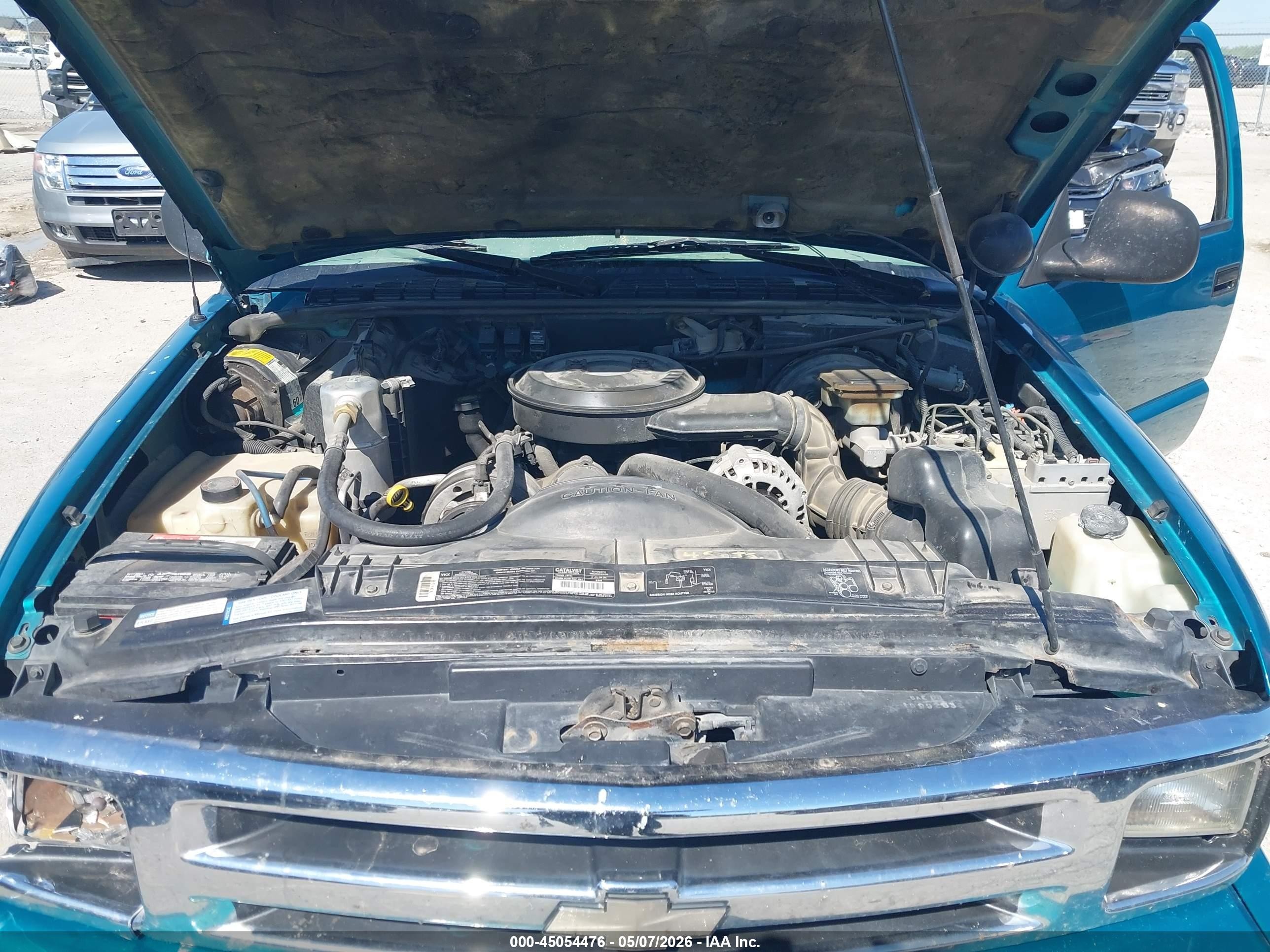 1995 Chevrolet S Truck S10 Green vin: 1GCCS19Z9S8250534