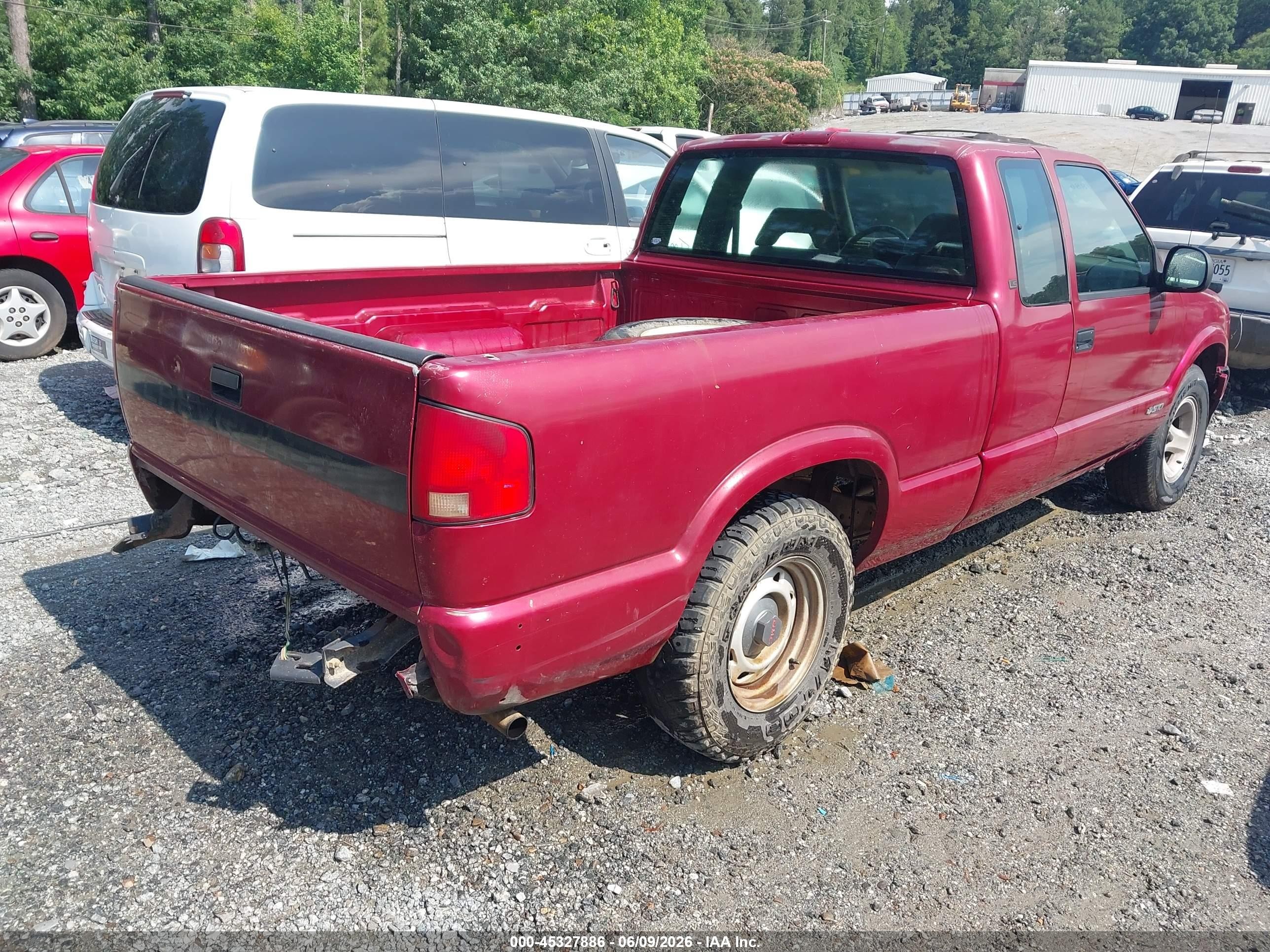 1994 Chevrolet S Truck S10 Red vin: 1GCCS19ZXR8219500