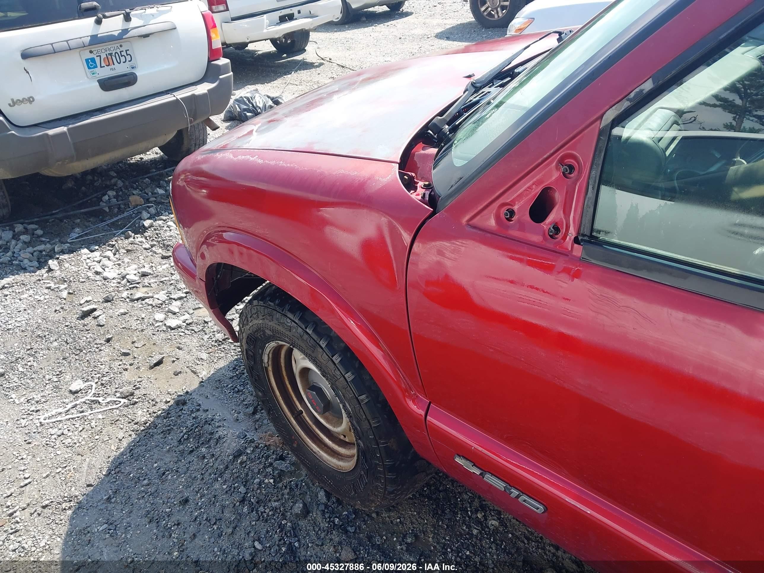 1994 Chevrolet S Truck S10 Red vin: 1GCCS19ZXR8219500