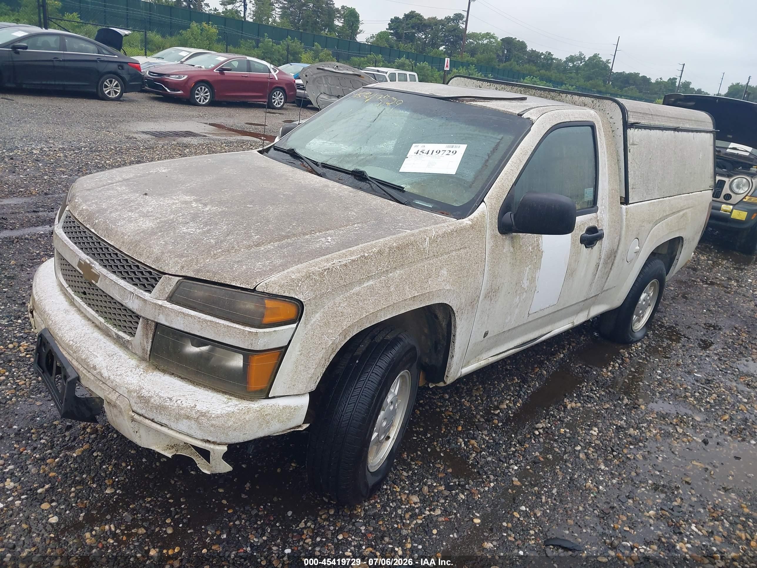 2008 Chevrolet Colorado Ls White vin: 1GCCS249788187830