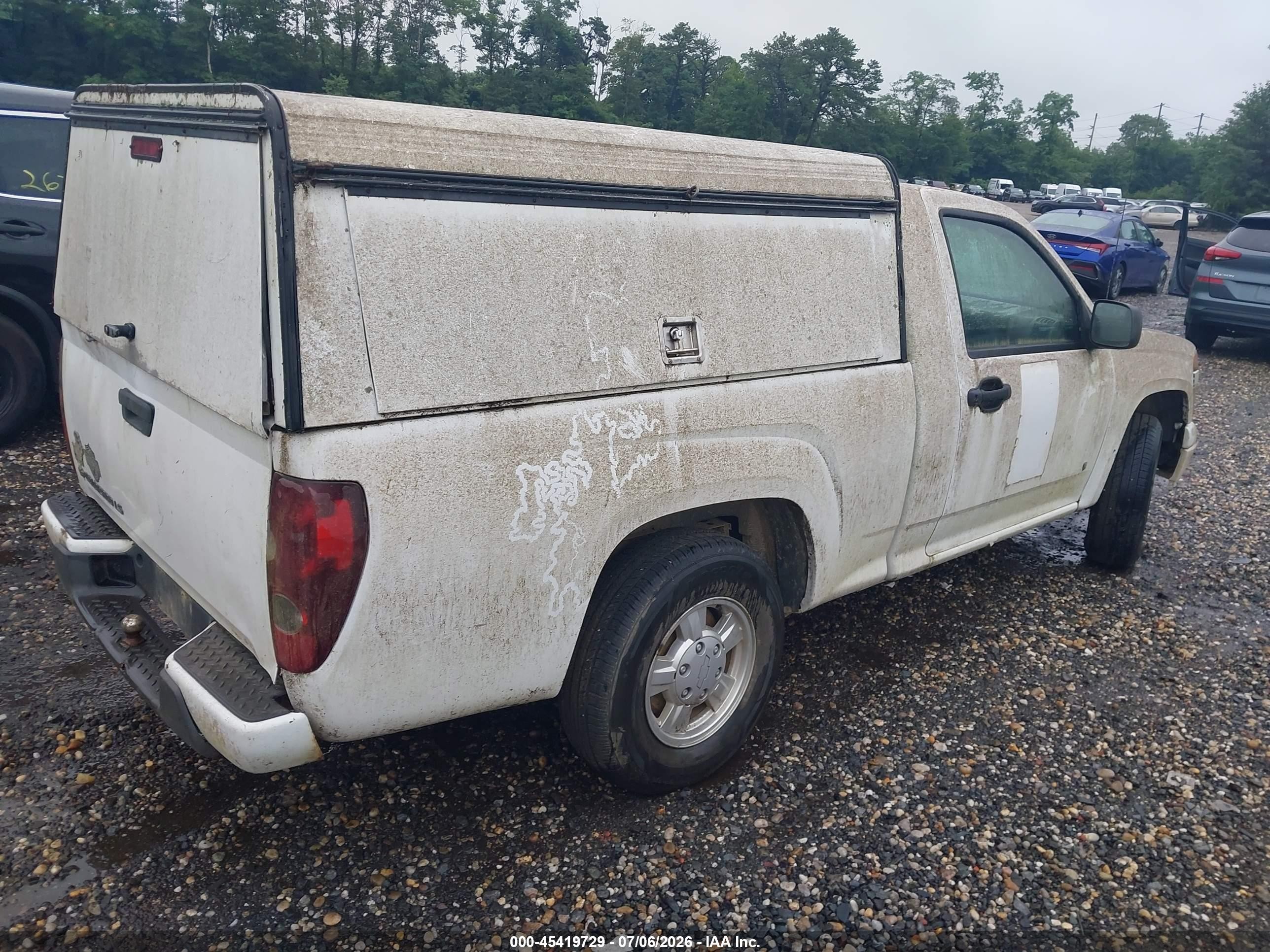 2008 Chevrolet Colorado Ls White vin: 1GCCS249788187830
