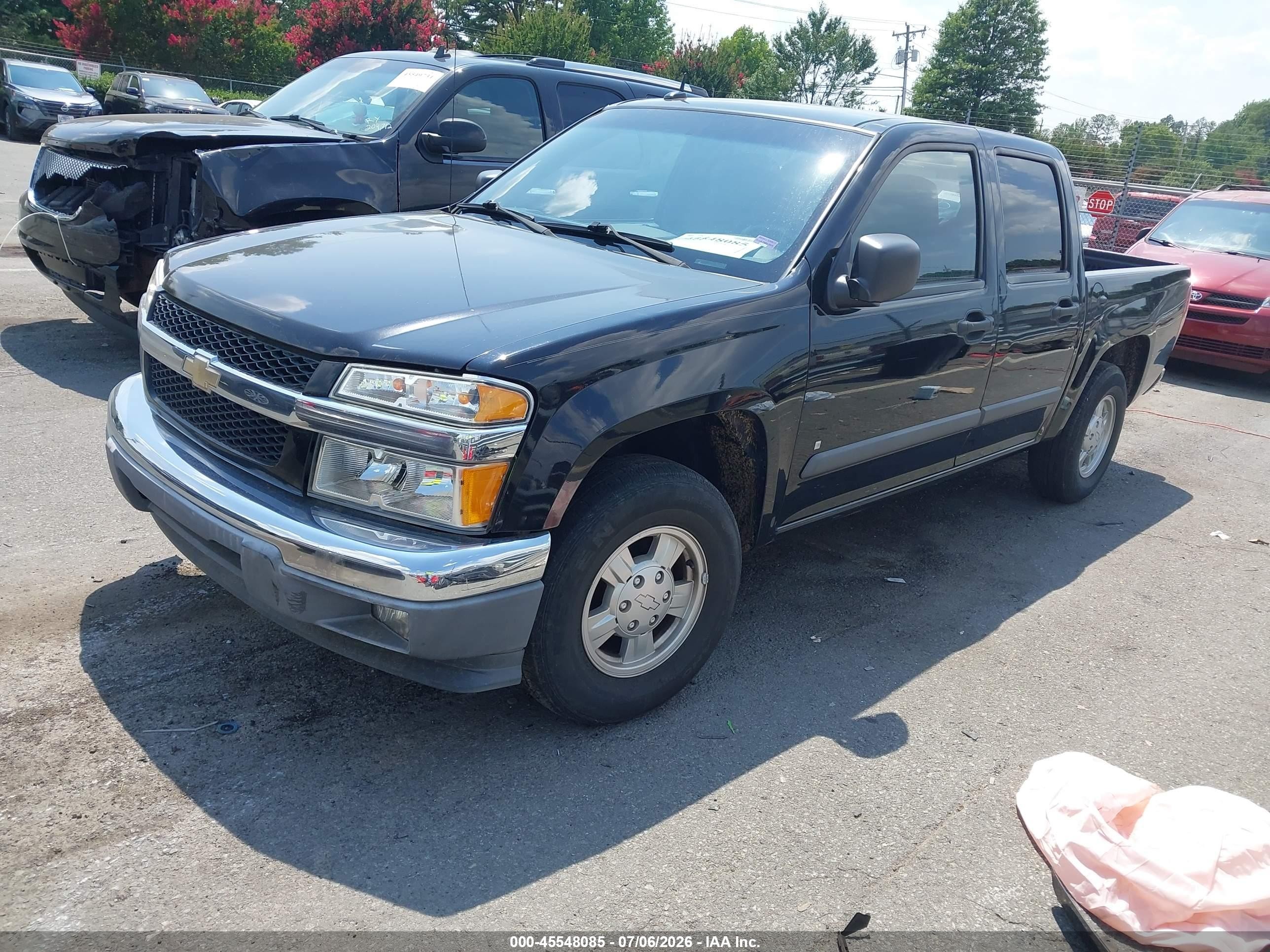 2008 Chevrolet Colorado Lt Black vin: 1GCCS339388191283