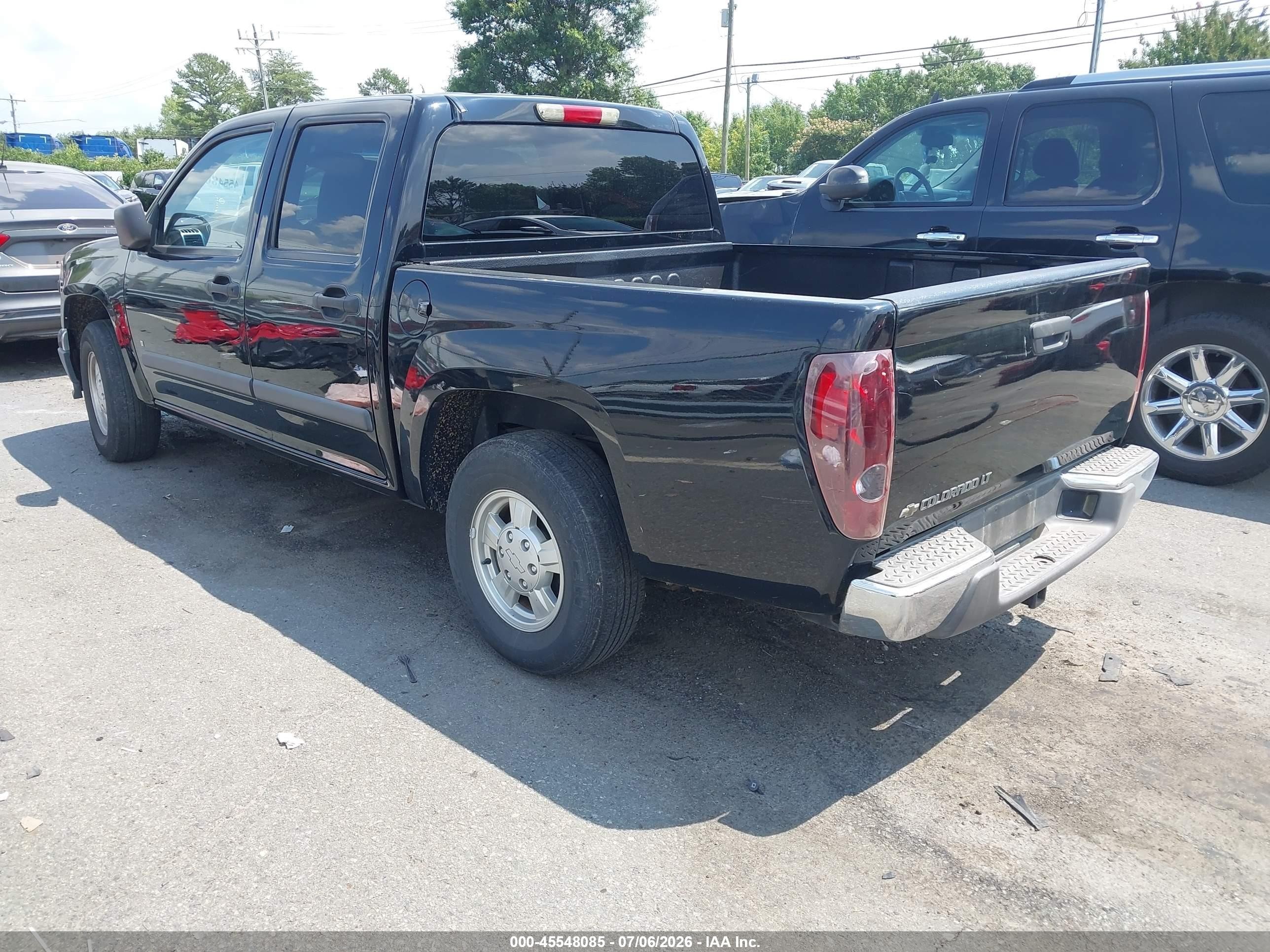 2008 Chevrolet Colorado Lt Black vin: 1GCCS339388191283