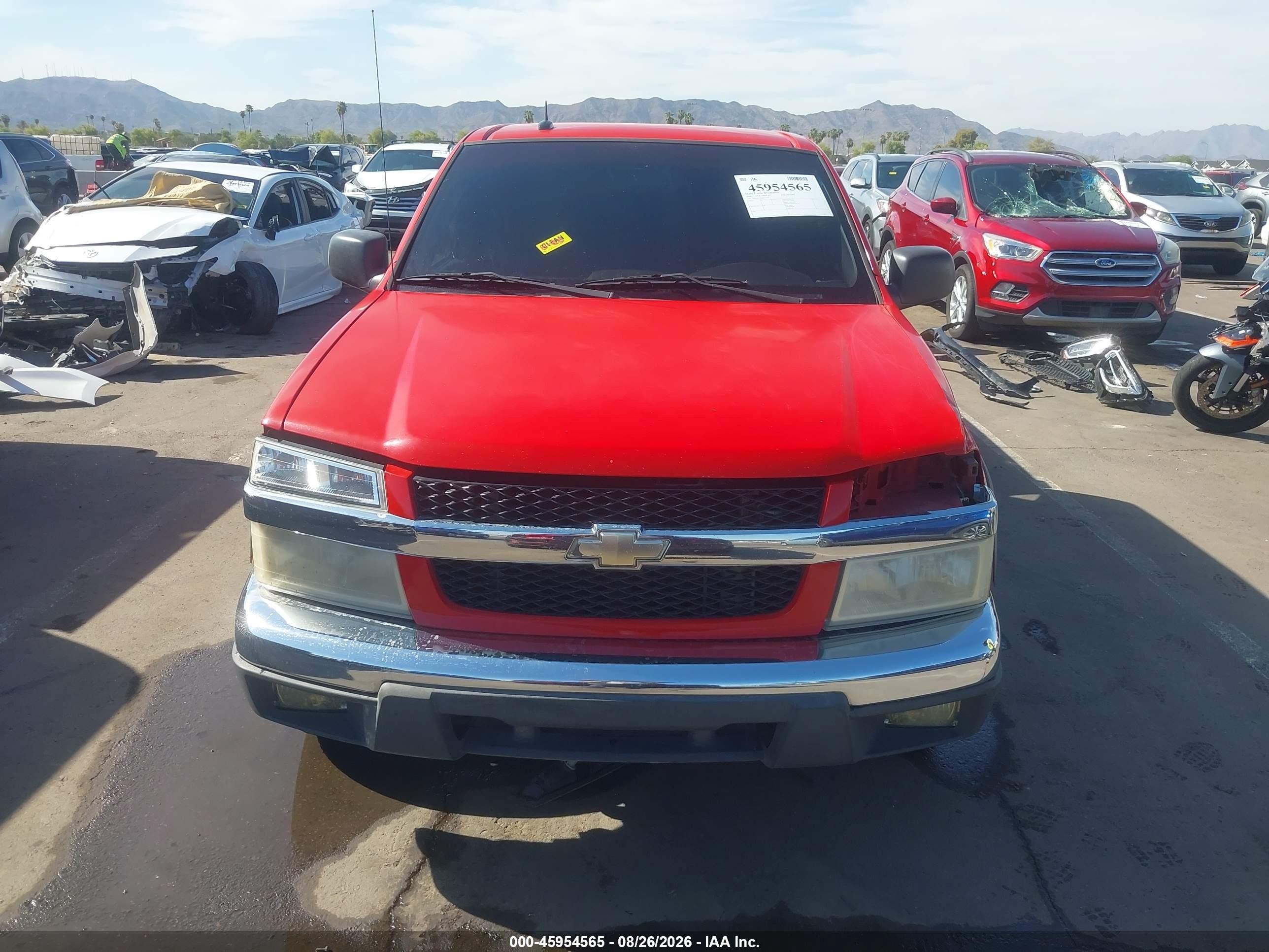 2008 Chevrolet Colorado Lt Red vin: 1GCCS339488223416