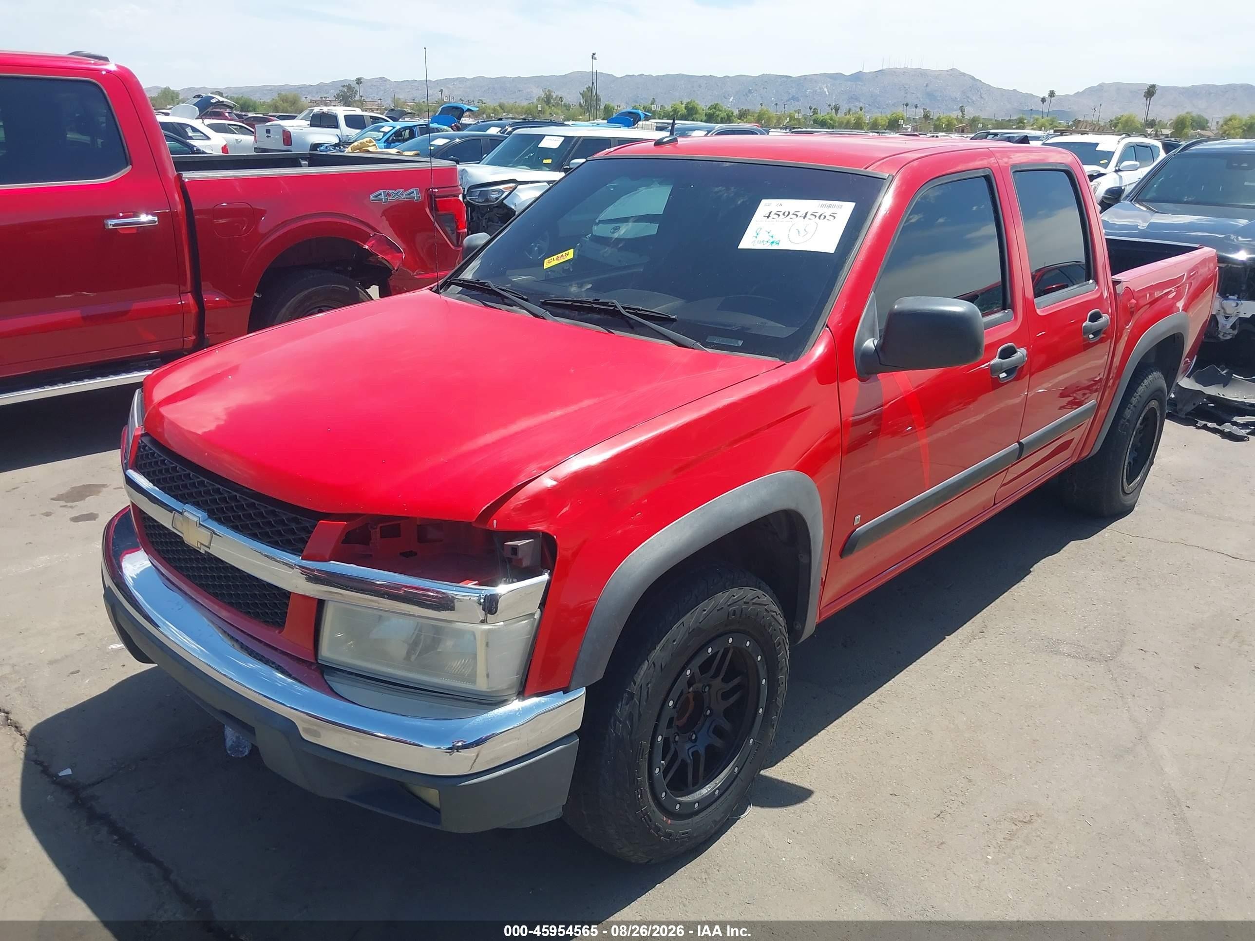 2008 Chevrolet Colorado Lt Red vin: 1GCCS339488223416