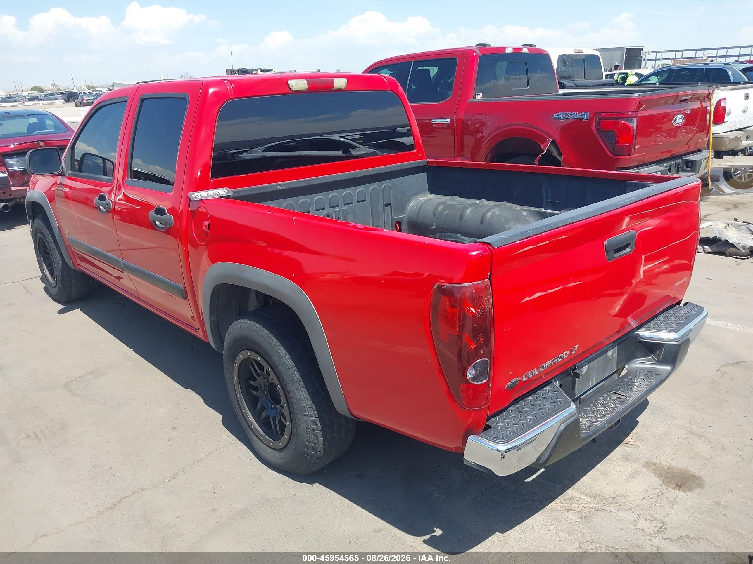 2008 Chevrolet Colorado Lt Red vin: 1GCCS339488223416