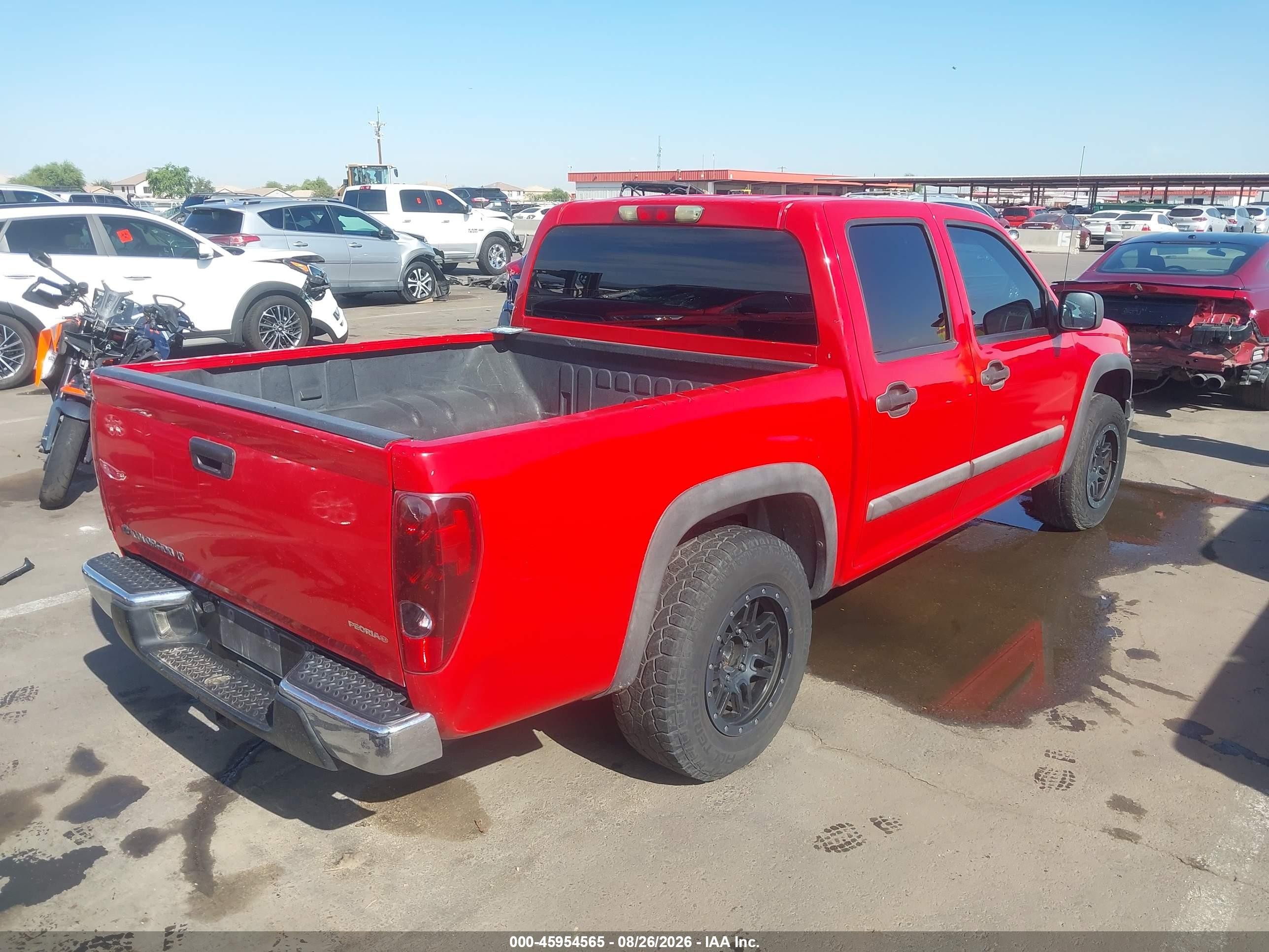 2008 Chevrolet Colorado Lt Red vin: 1GCCS339488223416