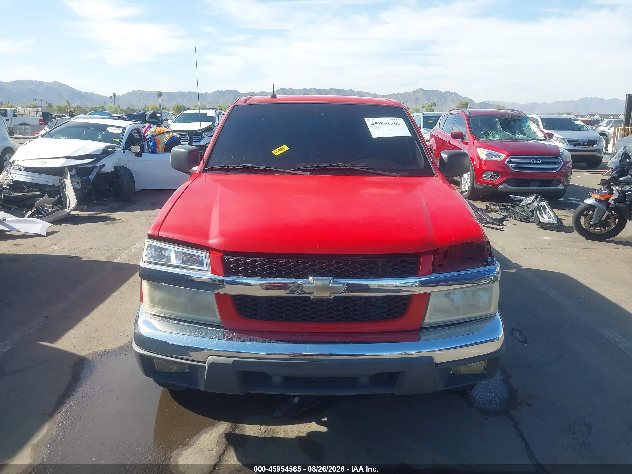 2008 Chevrolet Colorado Lt Red vin: 1GCCS339488223416