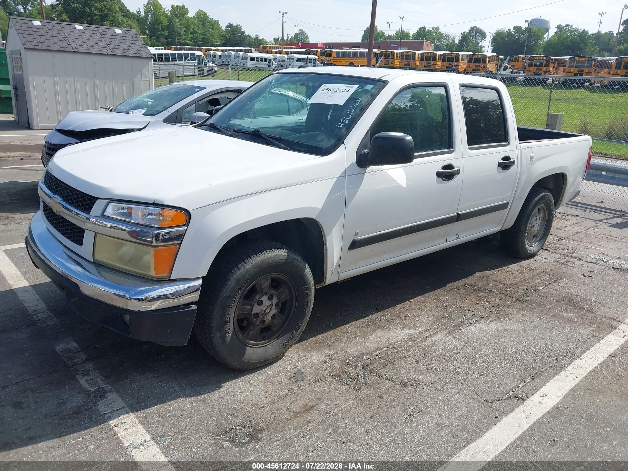 2008 Chevrolet Colorado Lt White vin: 1GCCS339988201086