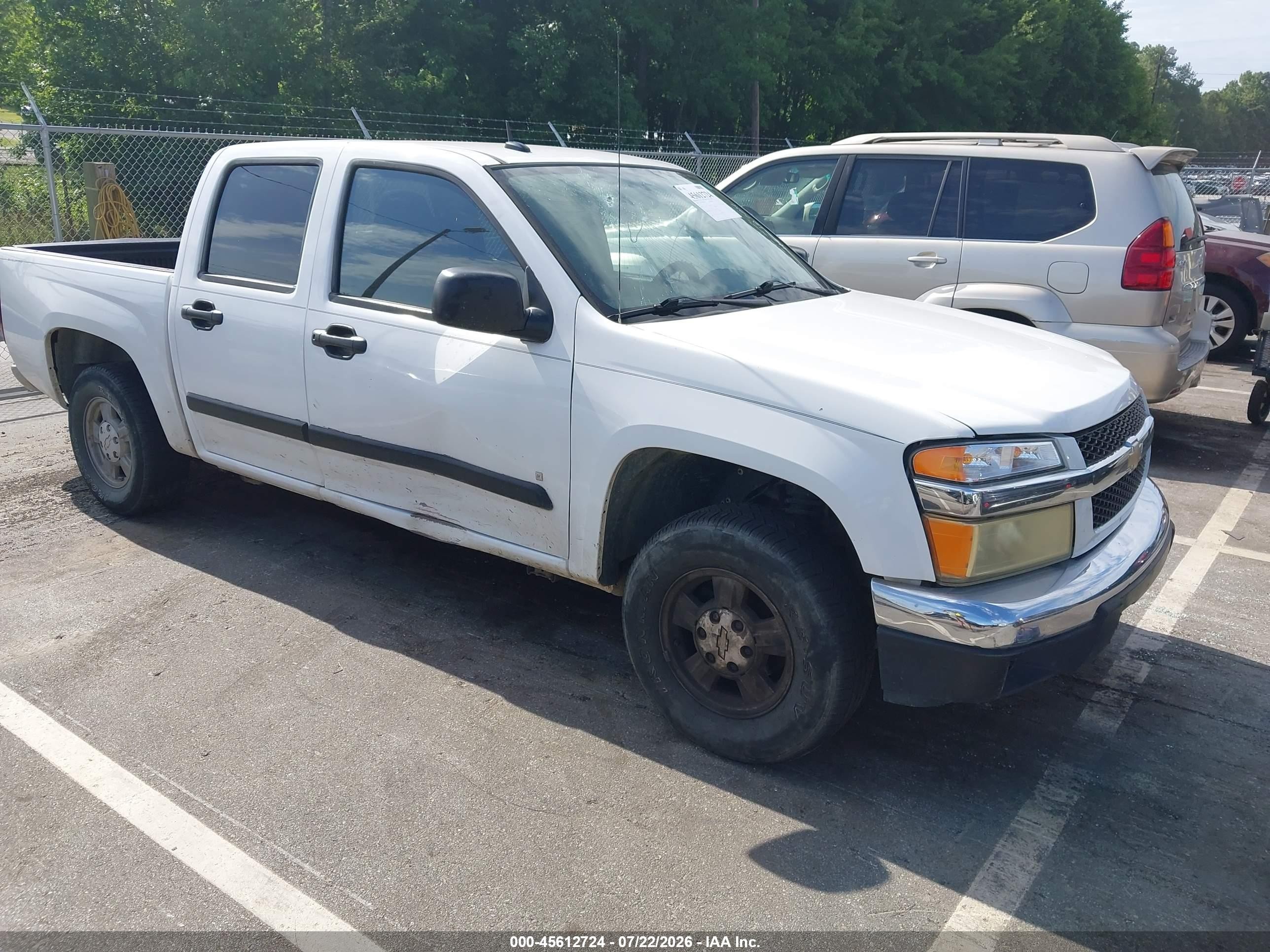 2008 Chevrolet Colorado Lt White vin: 1GCCS339988201086