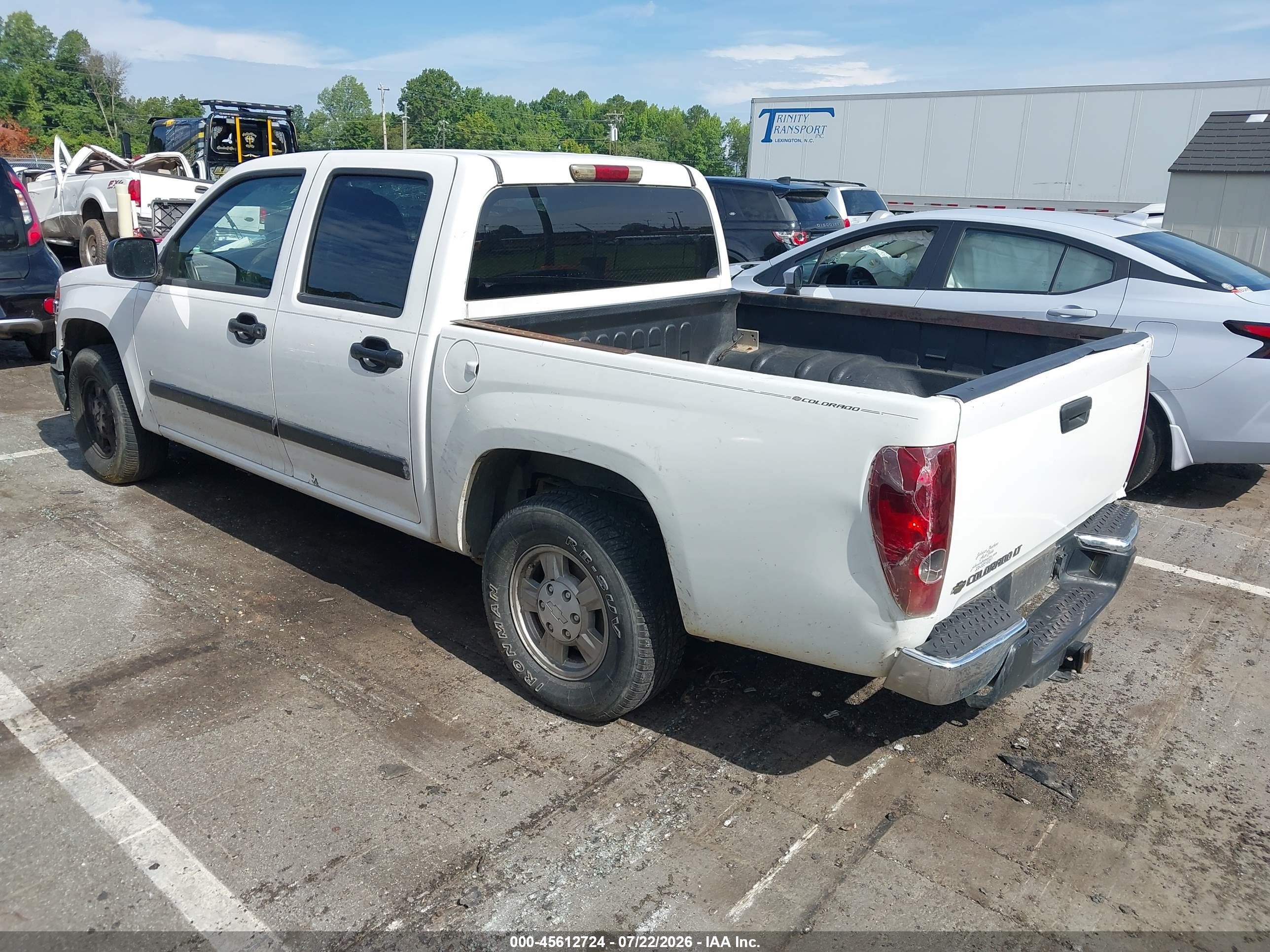 2008 Chevrolet Colorado Lt White vin: 1GCCS339988201086