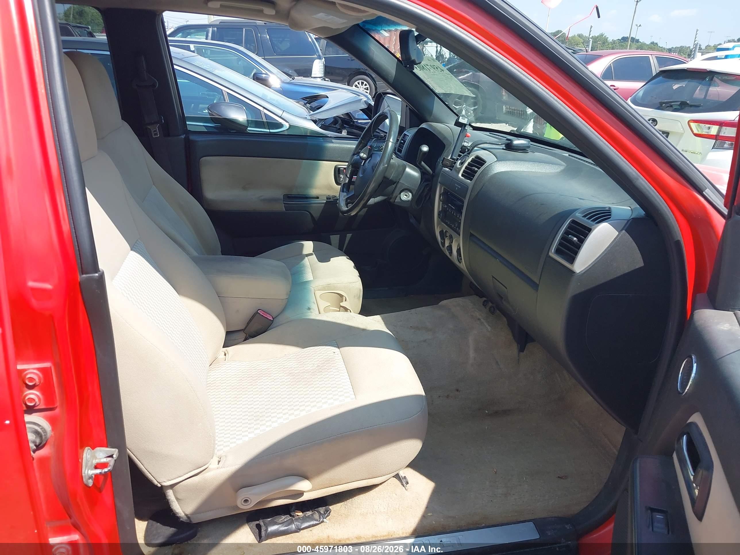 2008 Chevrolet Colorado Lt Orange vin: 1GCCS33E188190890