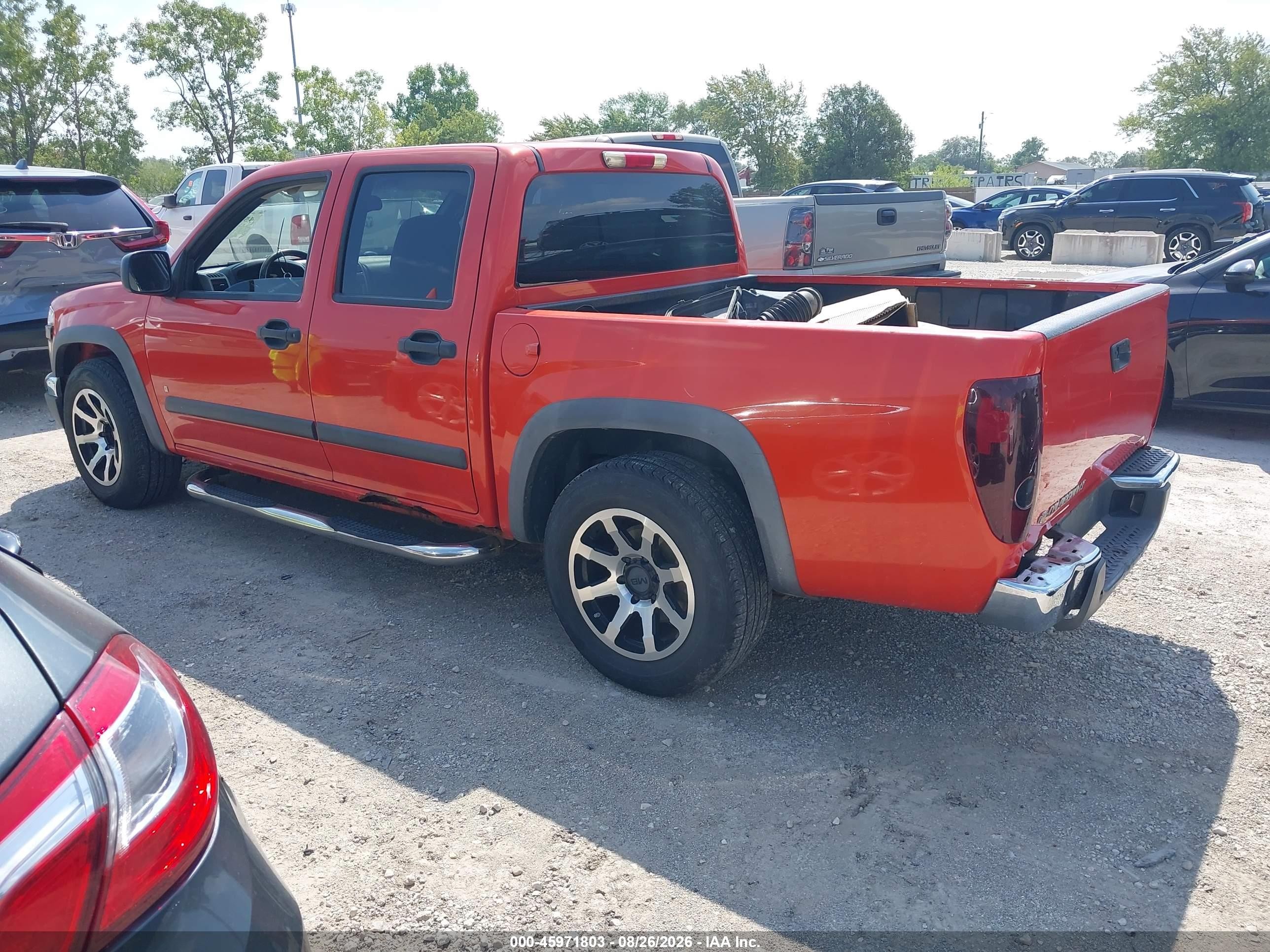 2008 Chevrolet Colorado Lt Orange vin: 1GCCS33E188190890