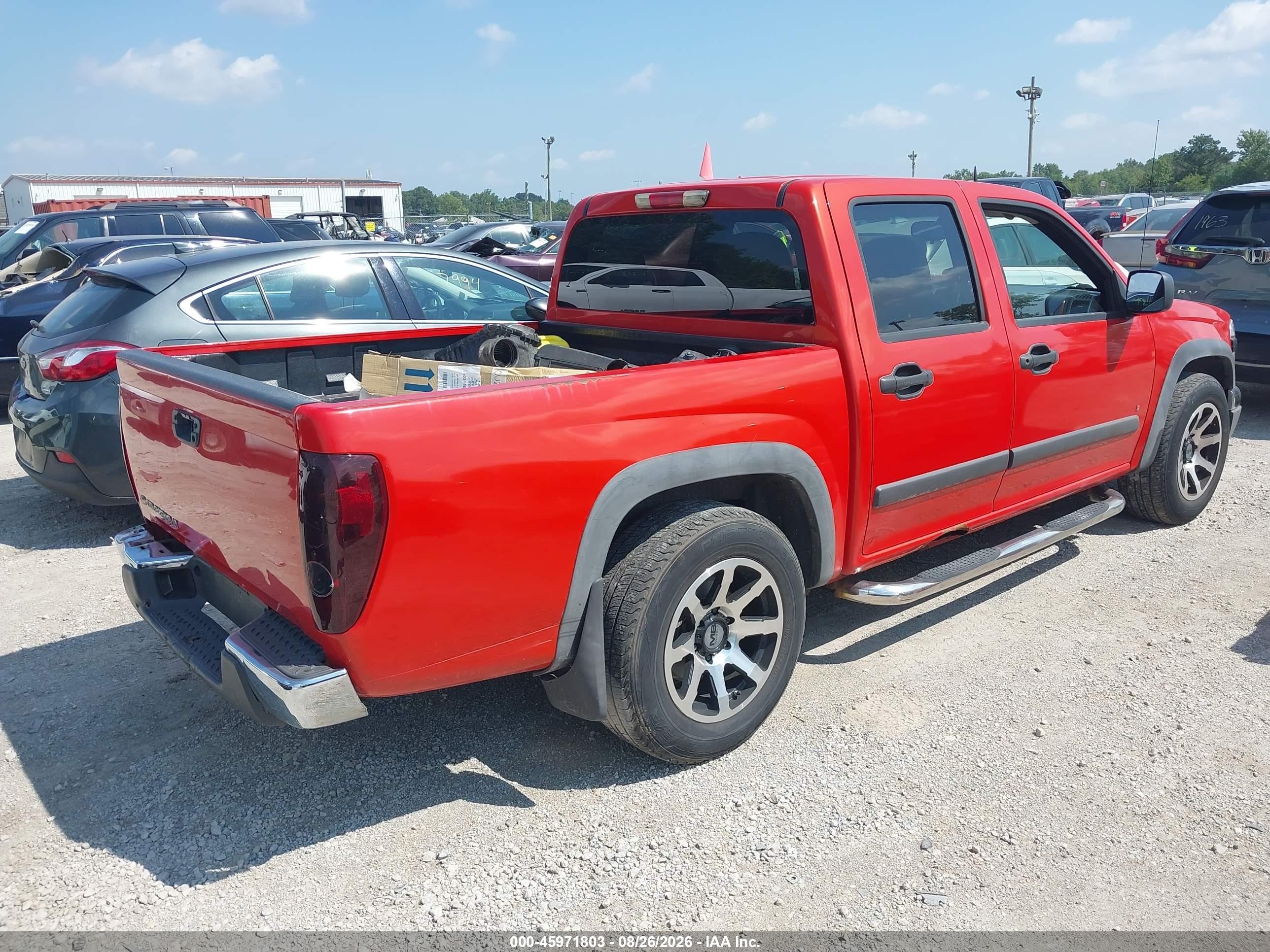 2008 Chevrolet Colorado Lt Orange vin: 1GCCS33E188190890