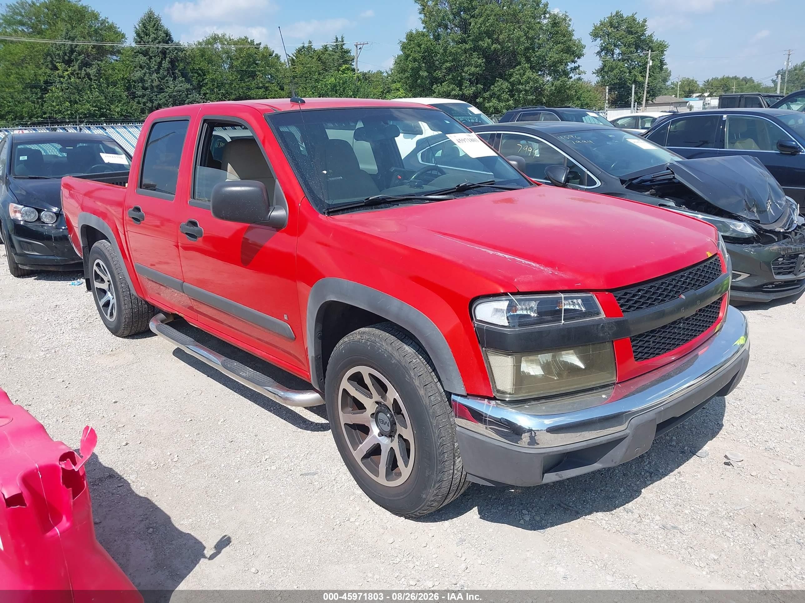 2008 Chevrolet Colorado Lt Orange vin: 1GCCS33E188190890