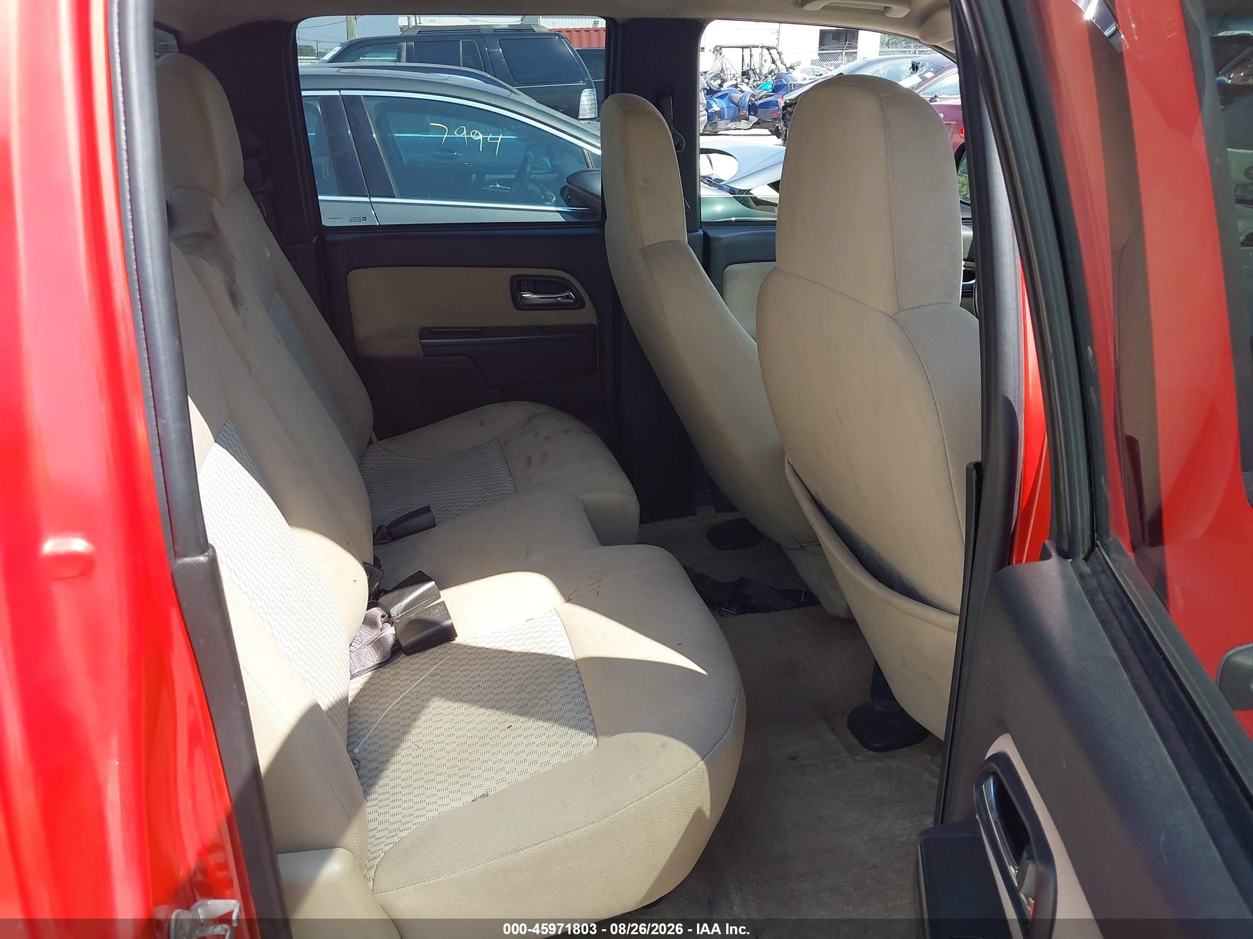 2008 Chevrolet Colorado Lt Orange vin: 1GCCS33E188190890