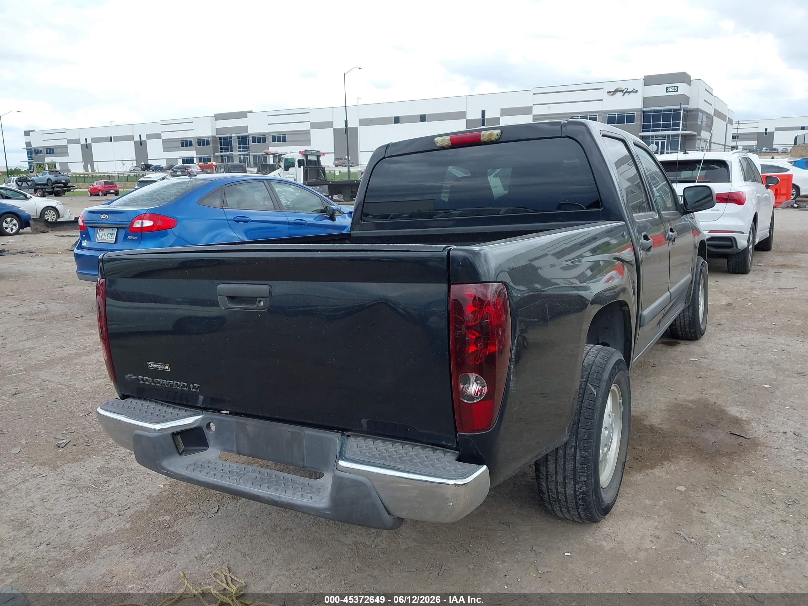 2008 Chevrolet Colorado Lt Black vin: 1GCCS33E988221268