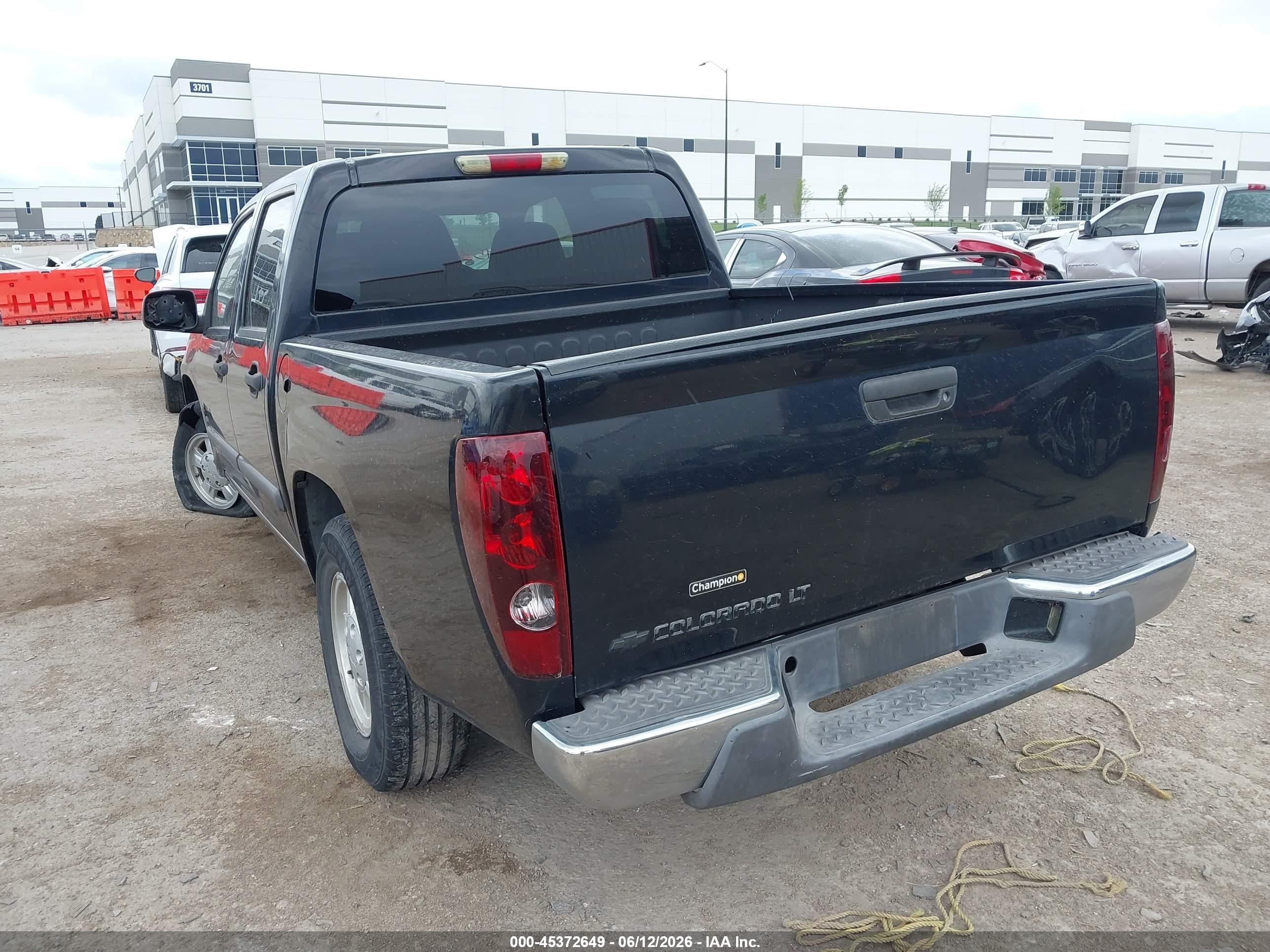 2008 Chevrolet Colorado Lt Black vin: 1GCCS33E988221268