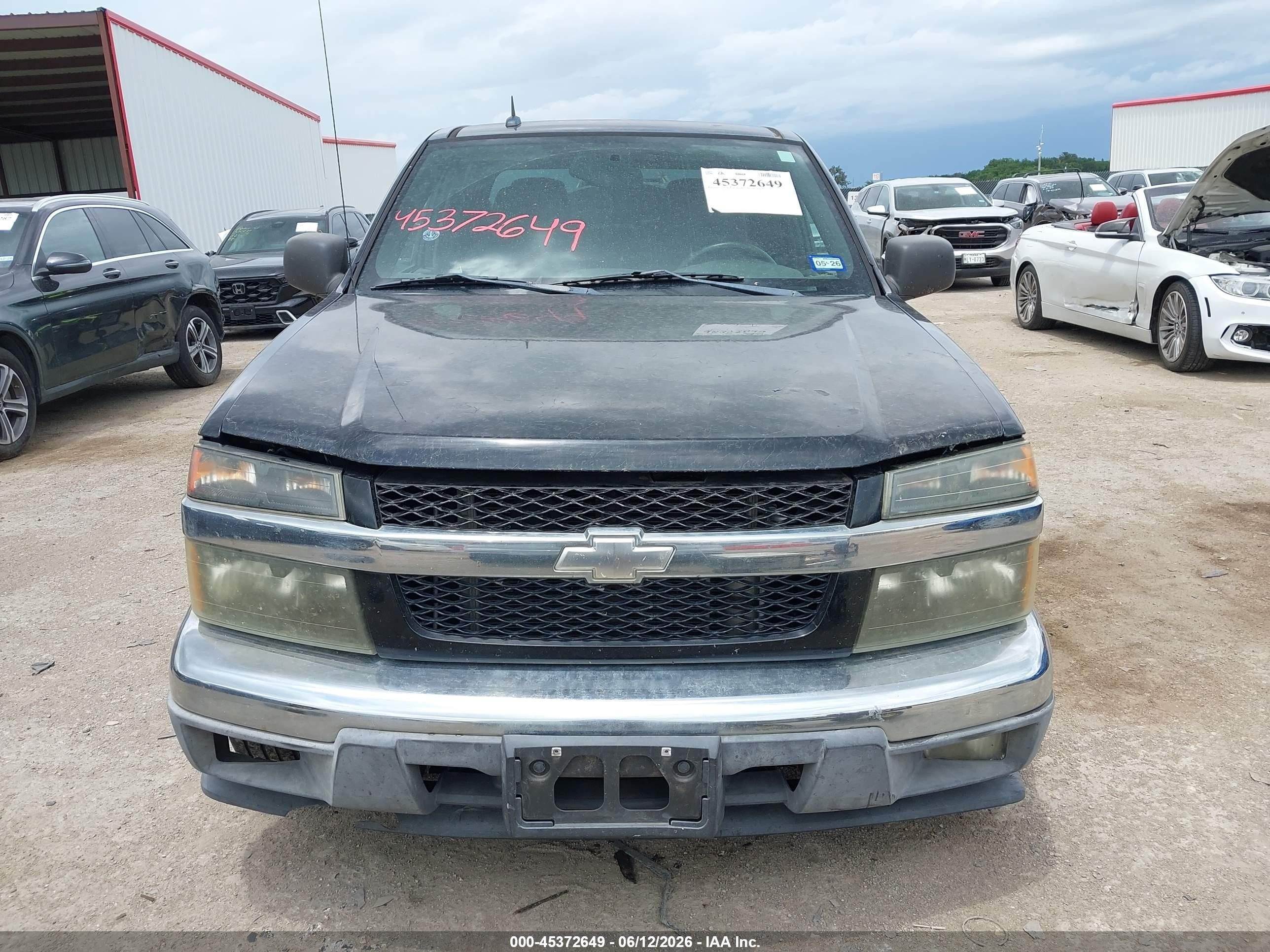 2008 Chevrolet Colorado Lt Black vin: 1GCCS33E988221268