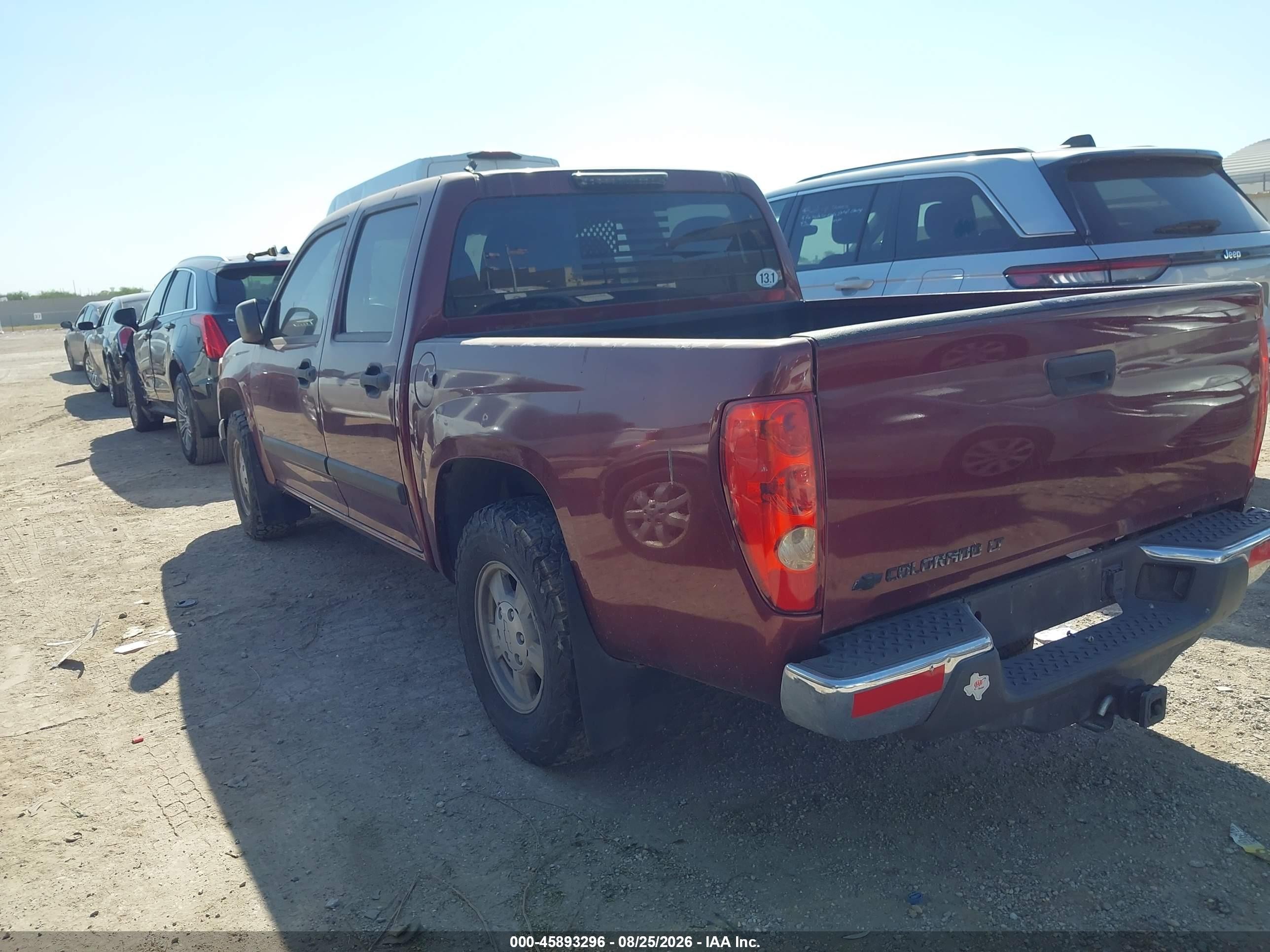2008 Chevrolet Colorado Lt Maroon vin: 1GCCS33EX88207251