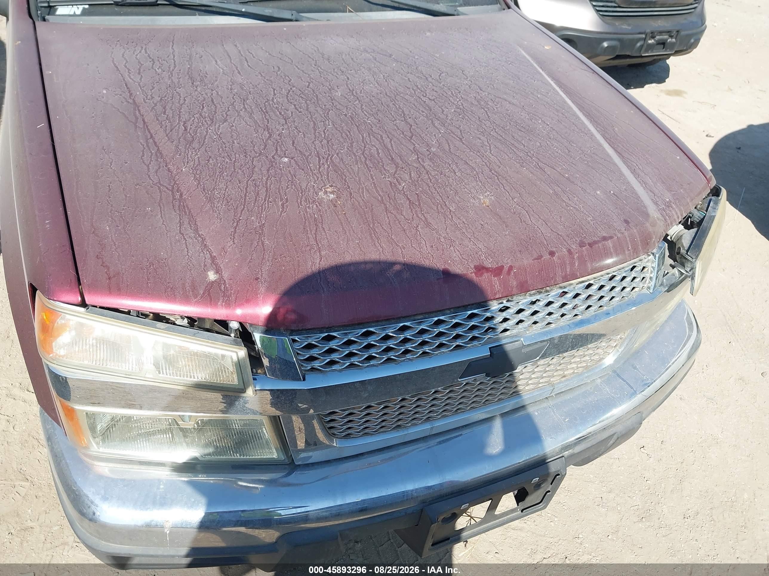 2008 Chevrolet Colorado Lt Maroon vin: 1GCCS33EX88207251