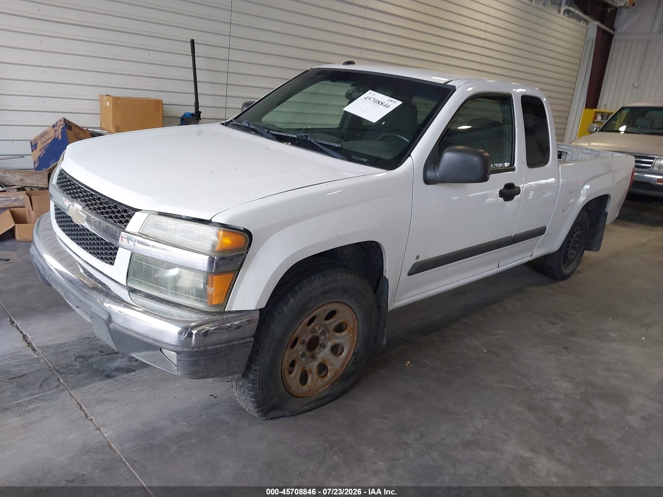 2008 Chevrolet Colorado Lt White vin: 1GCCS39E488226286