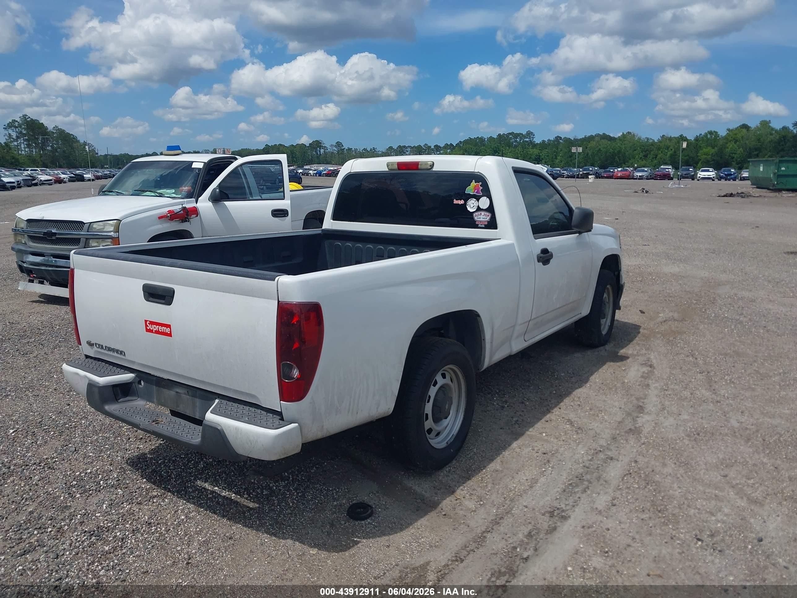 2010 Chevrolet Colorado Work Truck White vin: 1GCCSBD92A8122986