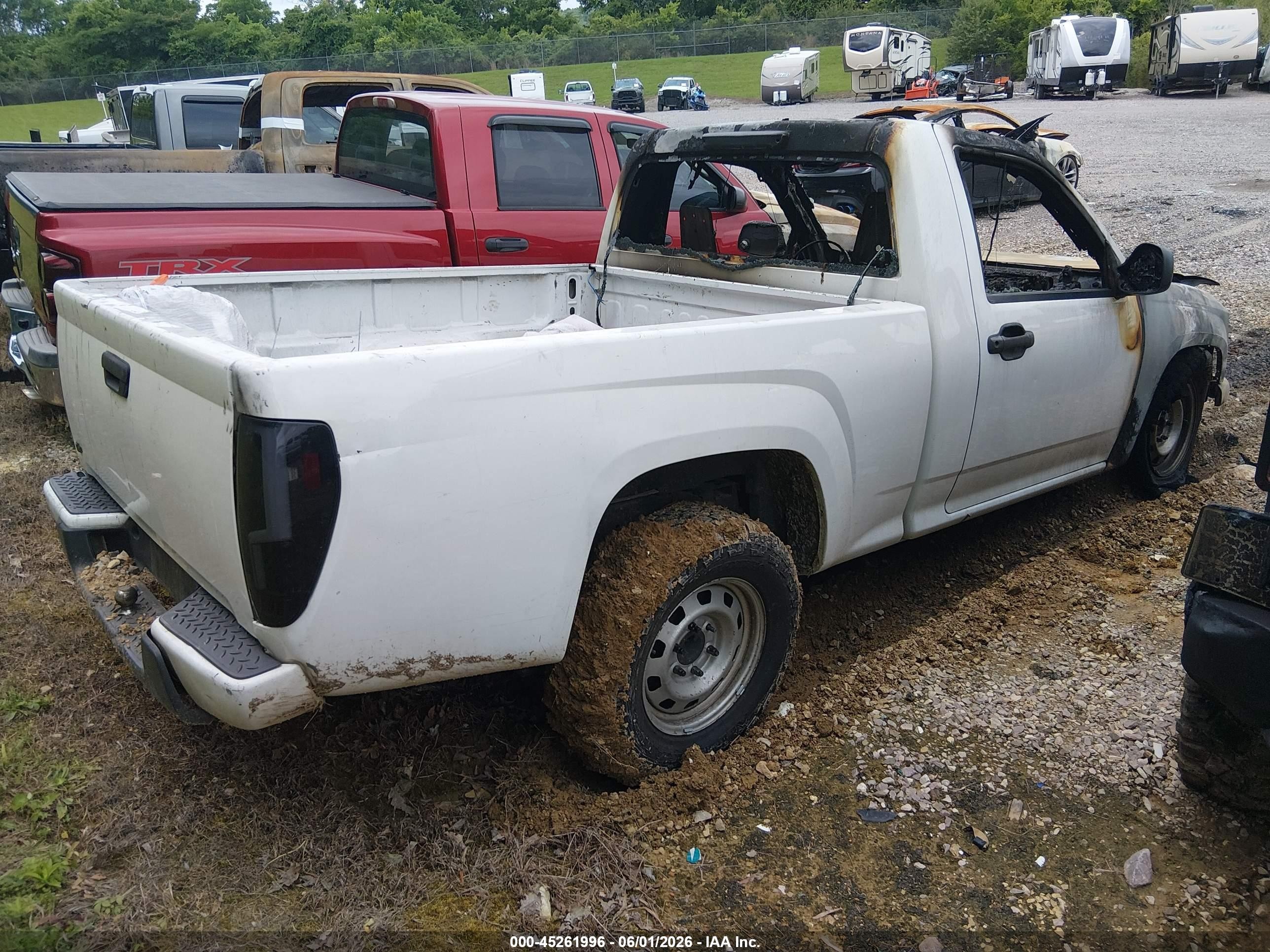 2010 Chevrolet Colorado Work Truck White vin: 1GCCSBD98A8144832