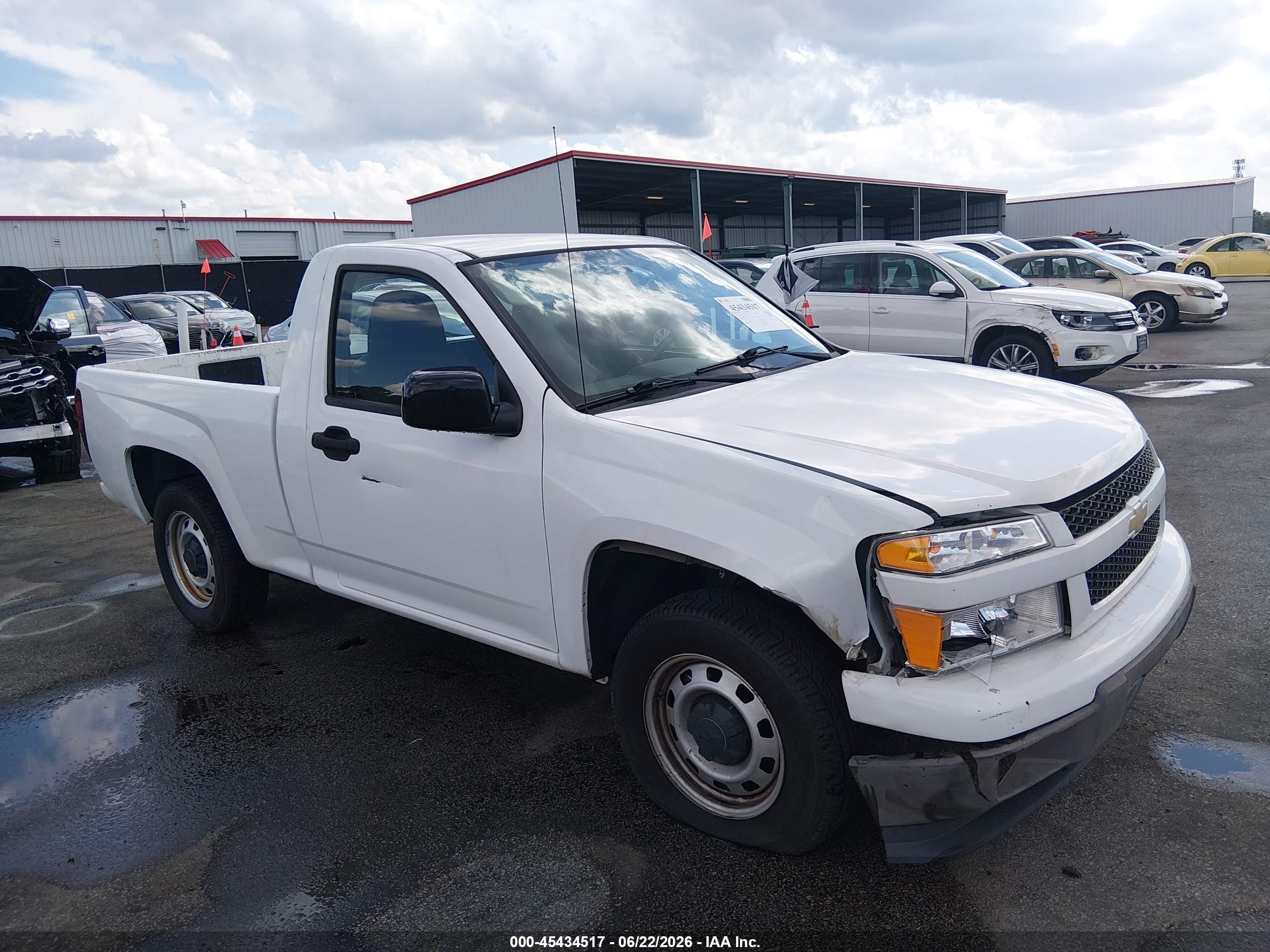 2010 Chevrolet Colorado Work Truck White vin: 1GCCSBD99A8115338