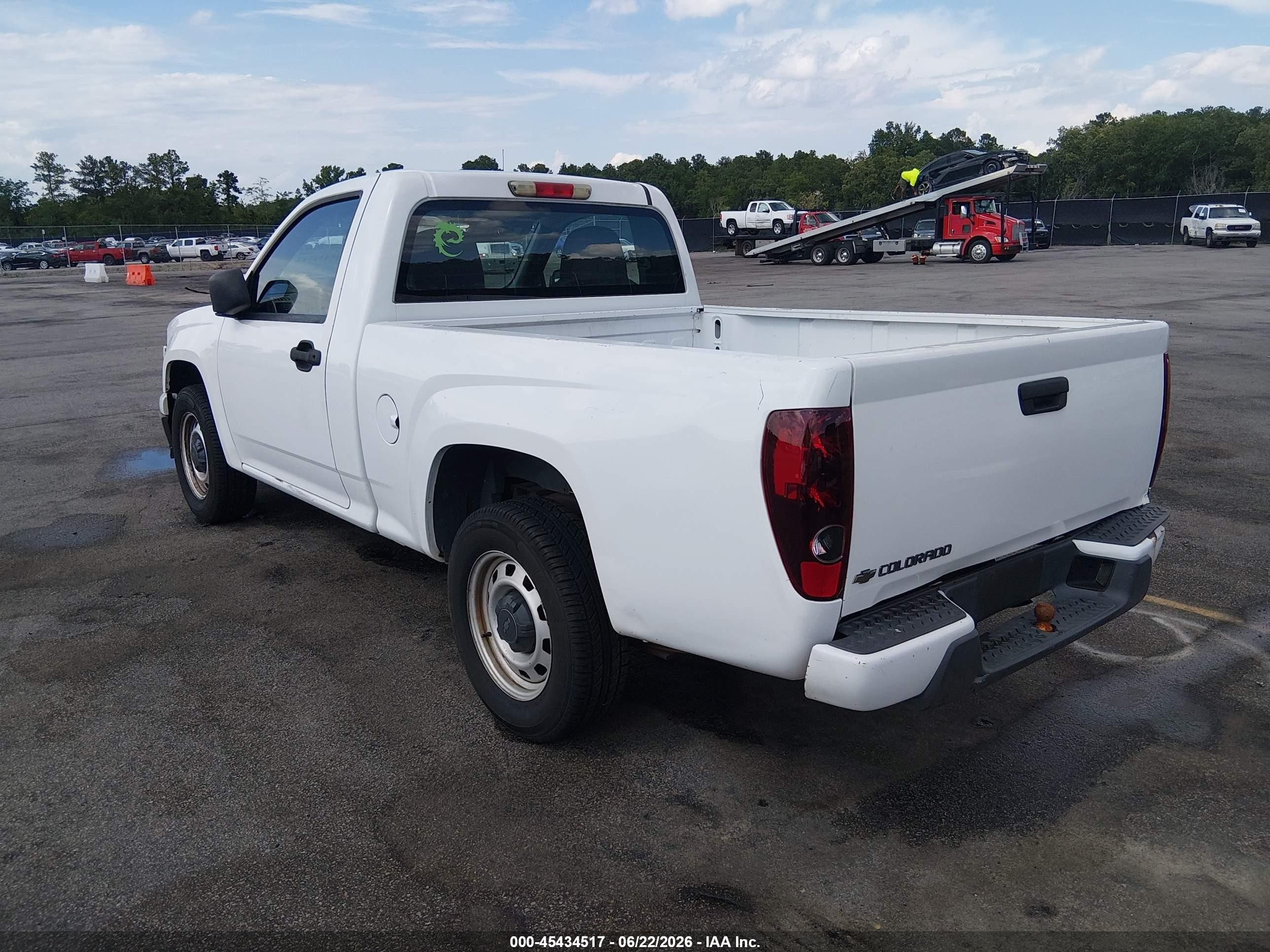 2010 Chevrolet Colorado Work Truck White vin: 1GCCSBD99A8115338