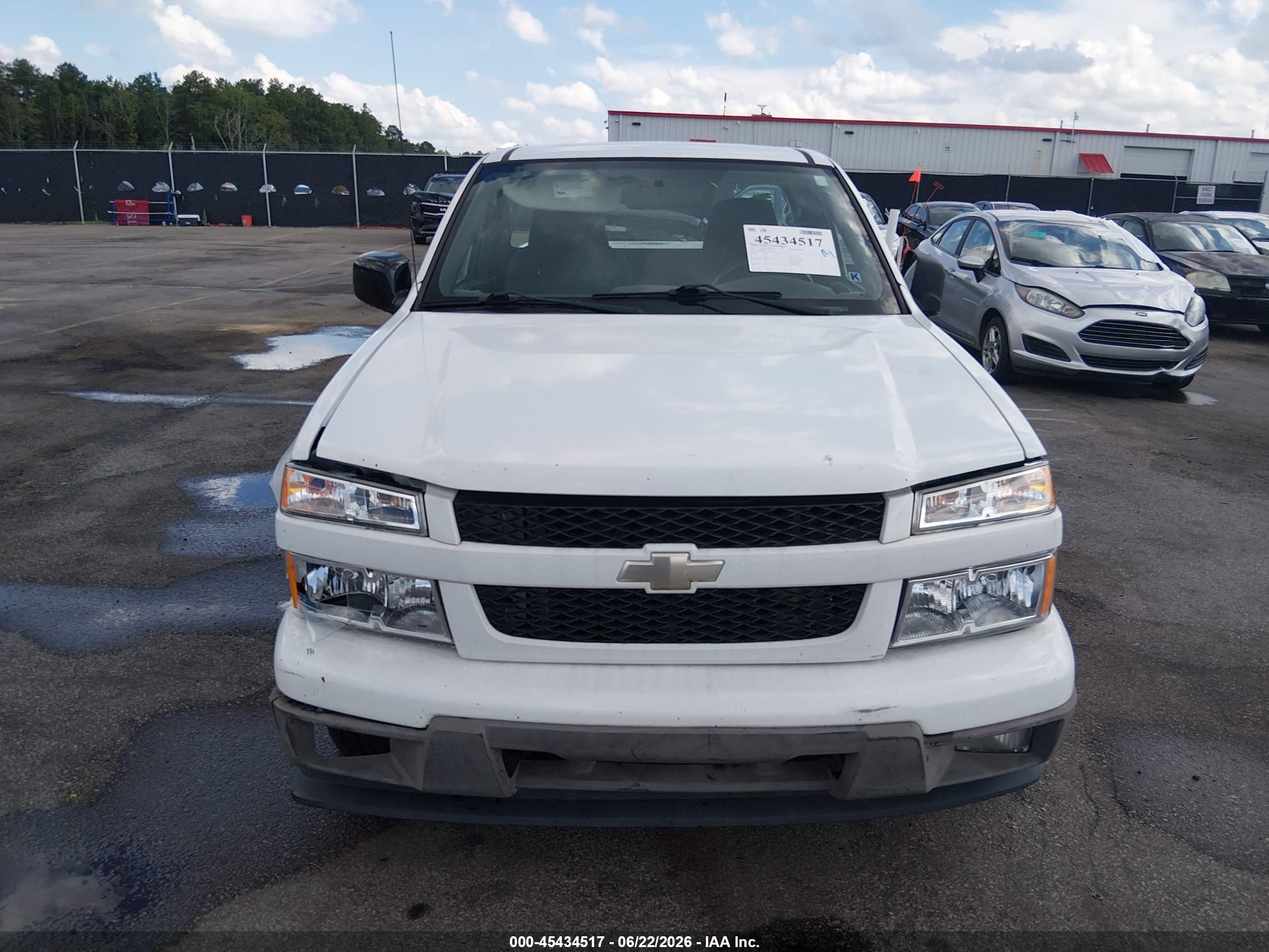 2010 Chevrolet Colorado Work Truck White vin: 1GCCSBD99A8115338