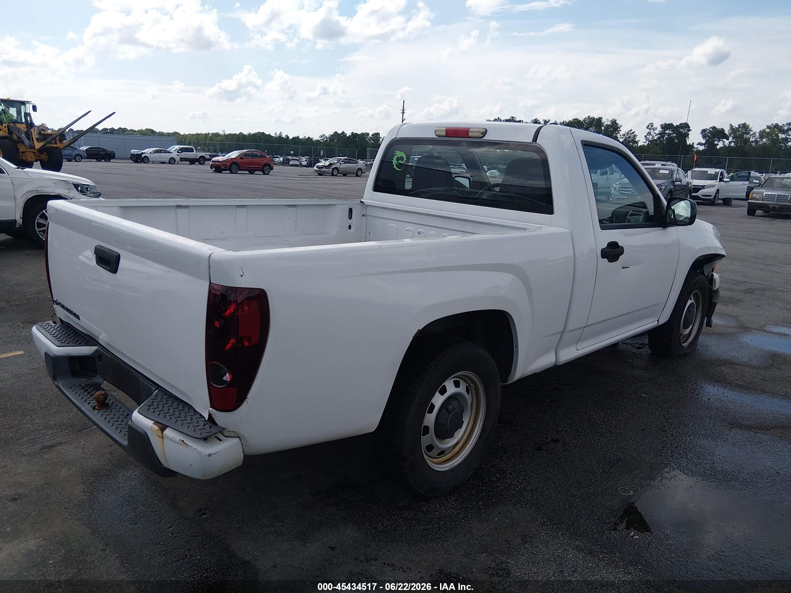 2010 Chevrolet Colorado Work Truck White vin: 1GCCSBD99A8115338