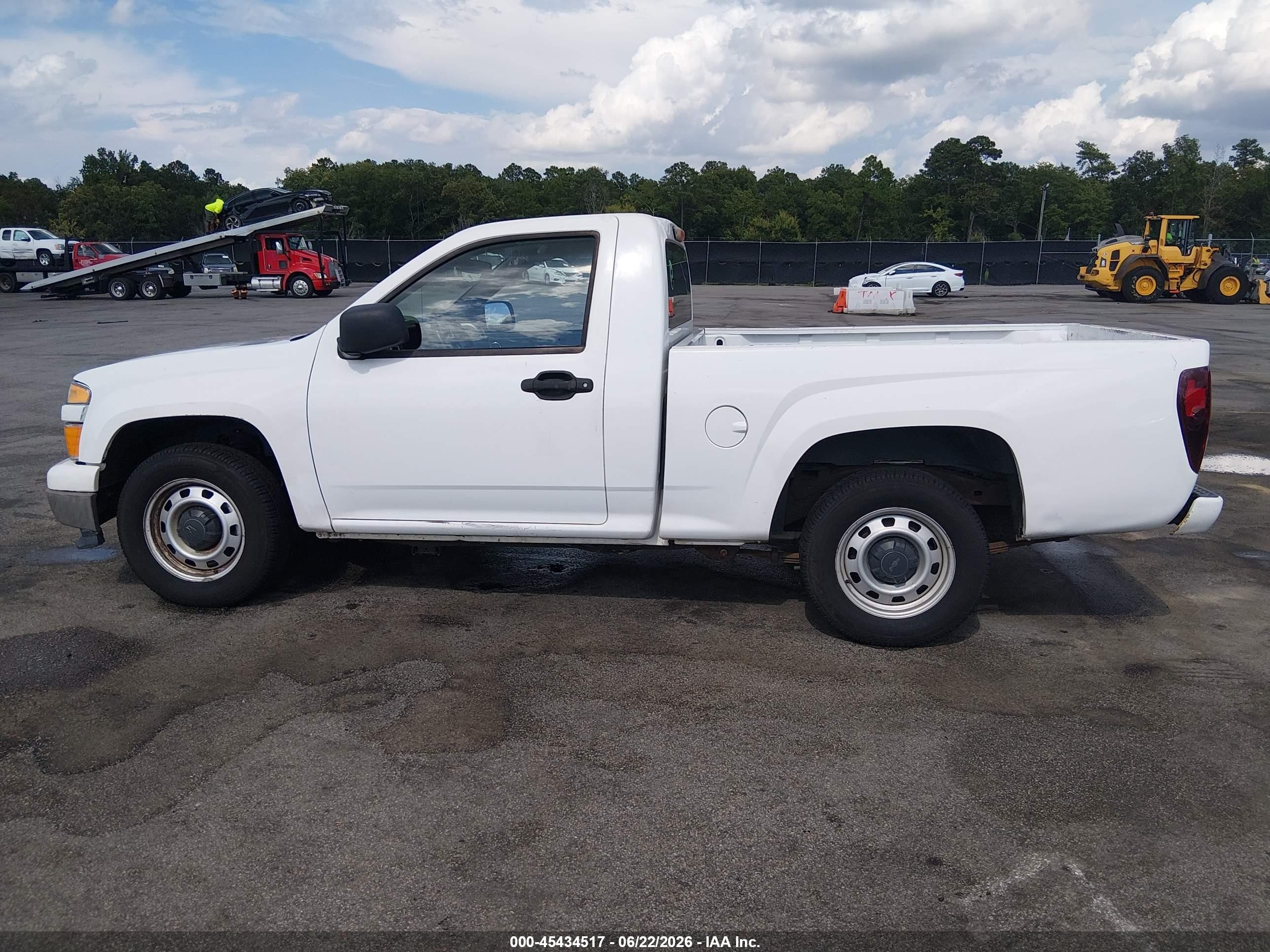 2010 Chevrolet Colorado Work Truck White vin: 1GCCSBD99A8115338
