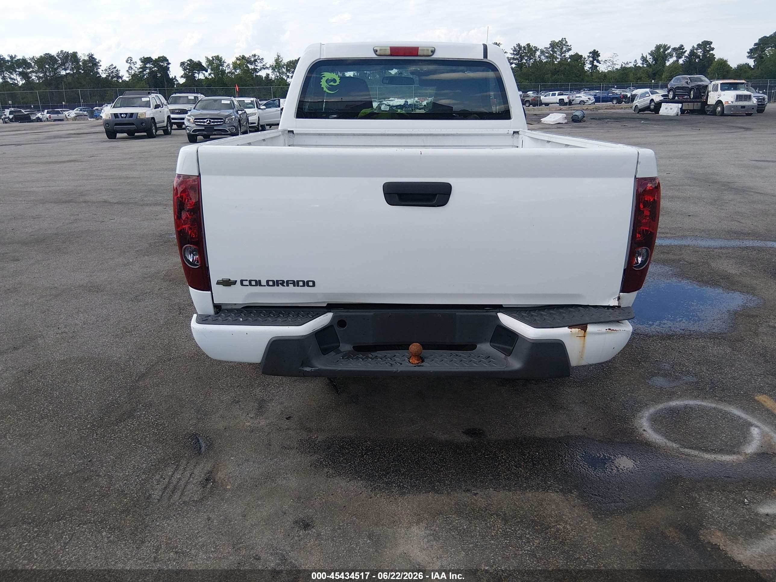 2010 Chevrolet Colorado Work Truck White vin: 1GCCSBD99A8115338