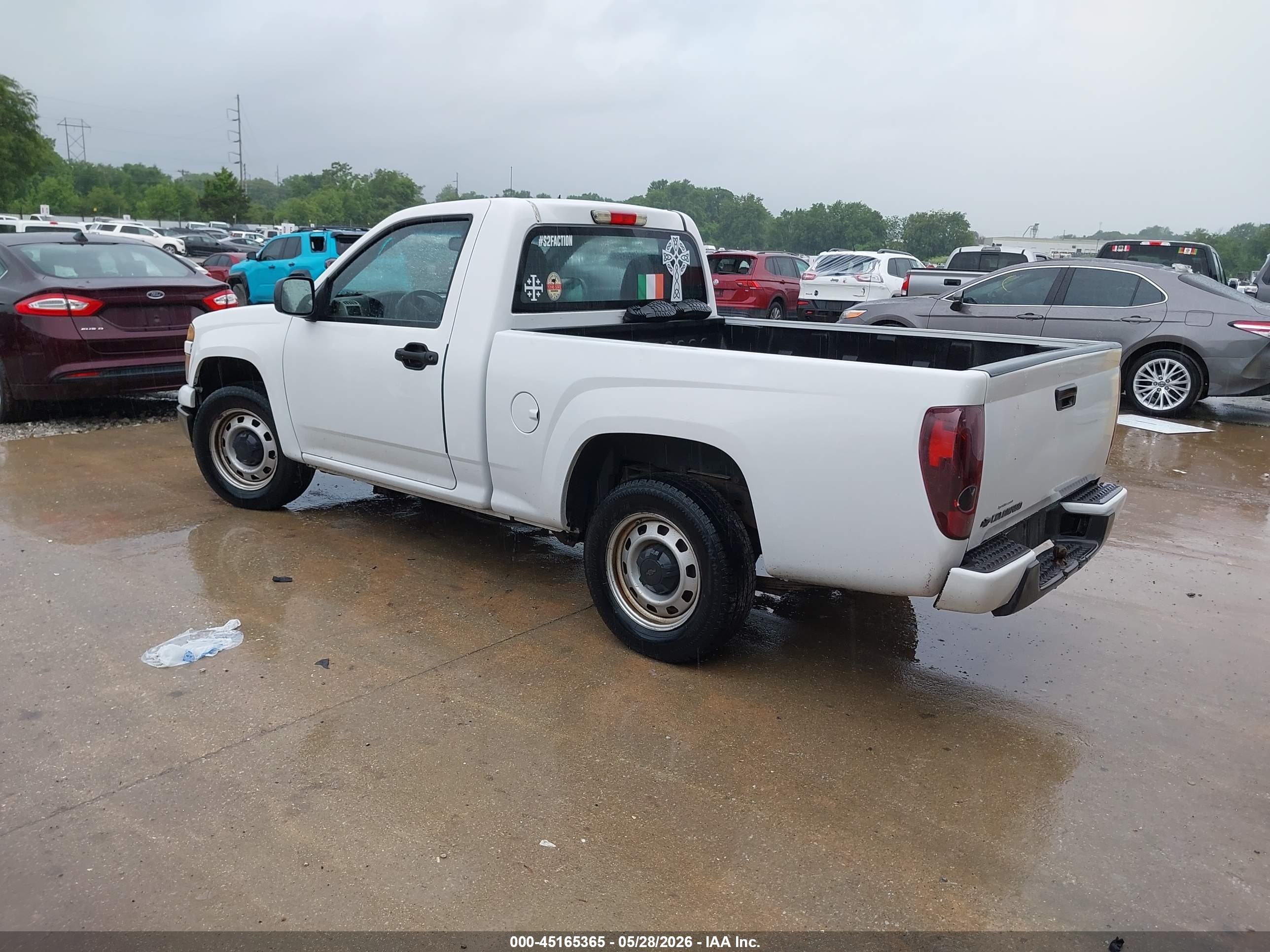 2010 Chevrolet Colorado Work Truck White vin: 1GCCSBD99A8126548
